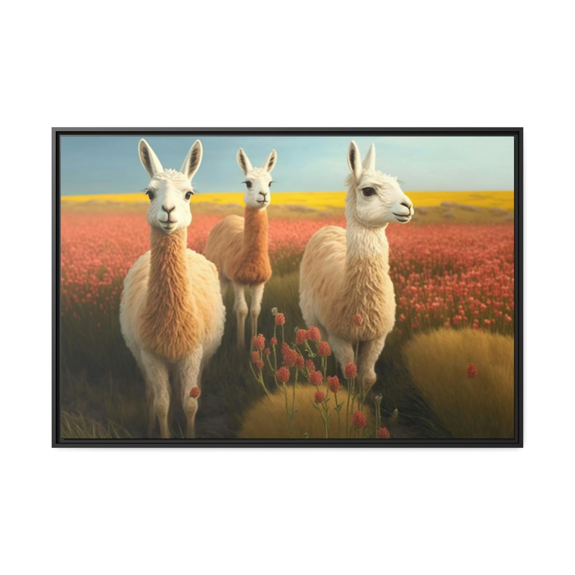 Lamas Lama Harmony: A Canvas of Peaceful Creatures