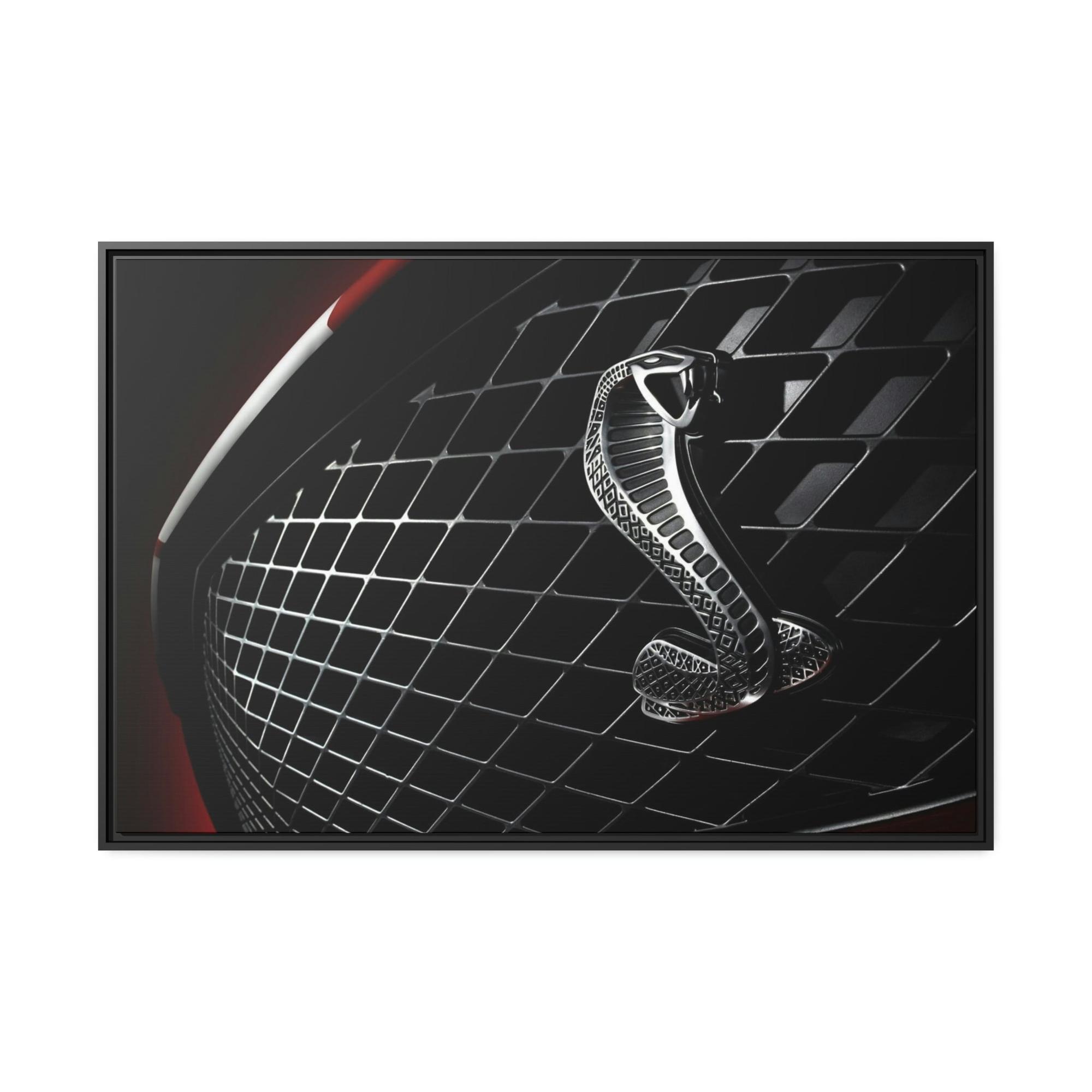 Mustang Sleek and Powerful: Mustang Sports Car Art on Canvas for Modern Interiors
