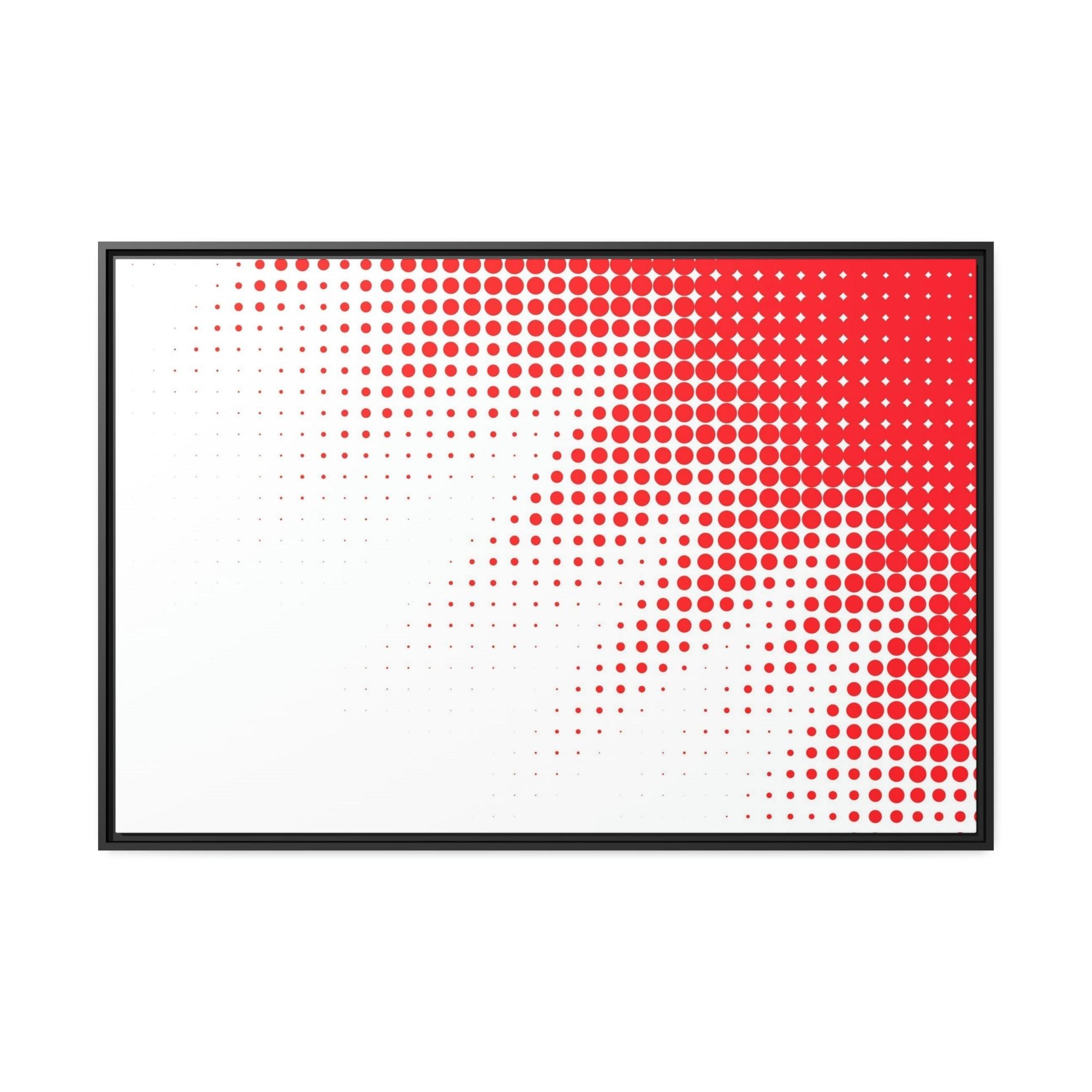 Red Abstract Art The Art of Vibrancy: Red Abstract Framed Canvas and Poster