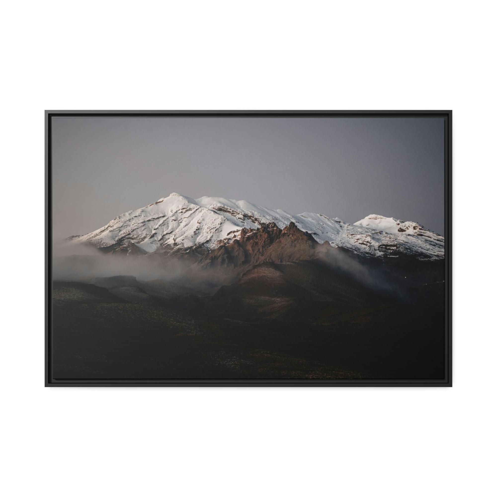 Mountains The Magnificence of Mountains: A Panoramic View on Canvas