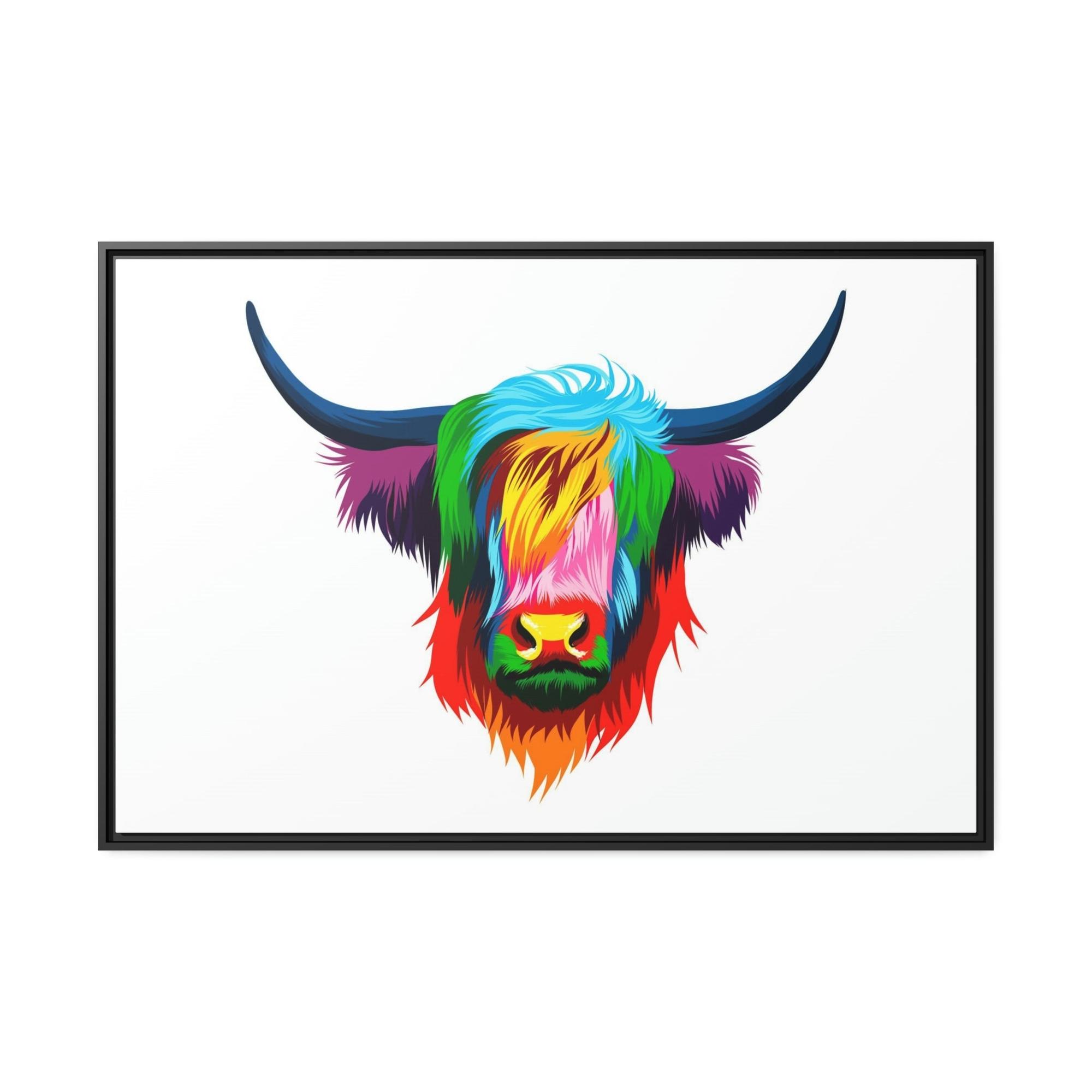 undefined Printed Delight: Cow Art for a Stunning Wall Art Centerpiece