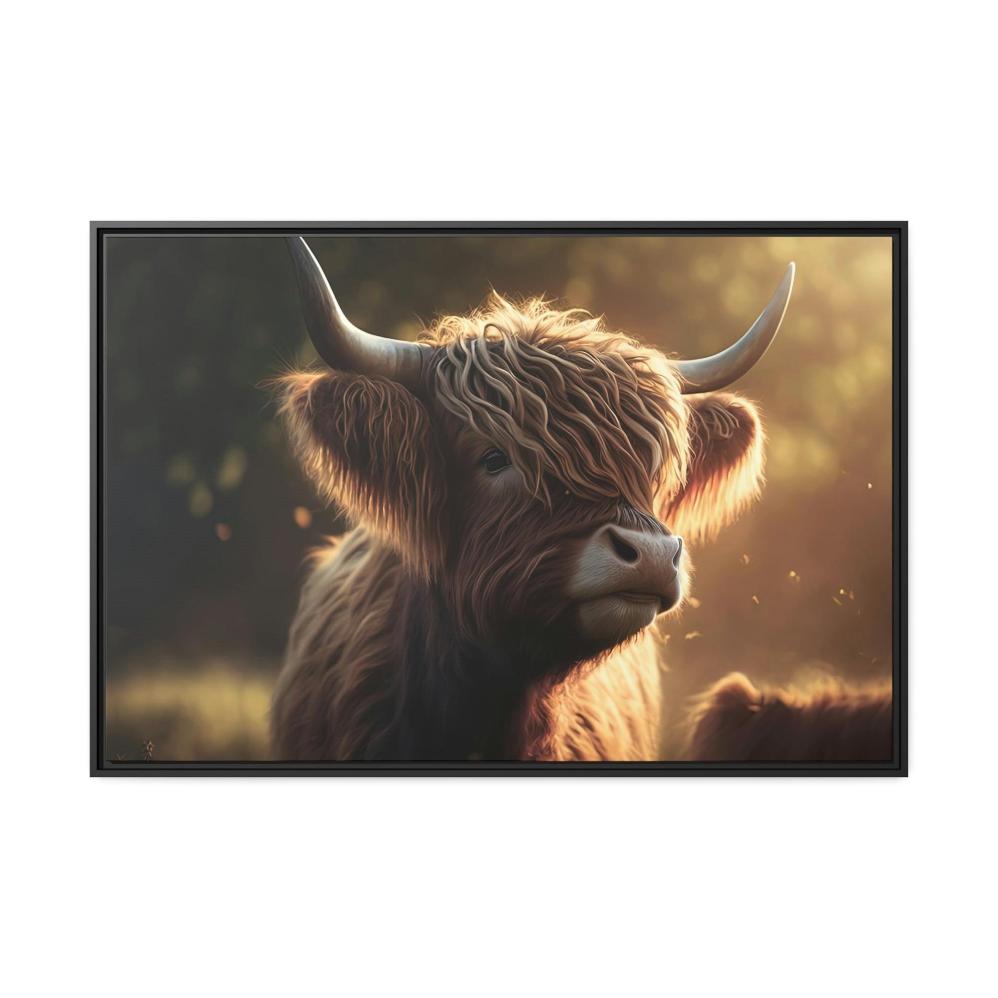 undefined Farmhouse Chic: Cow on Canvas for a Stylish and Elegant Wall Art Accent