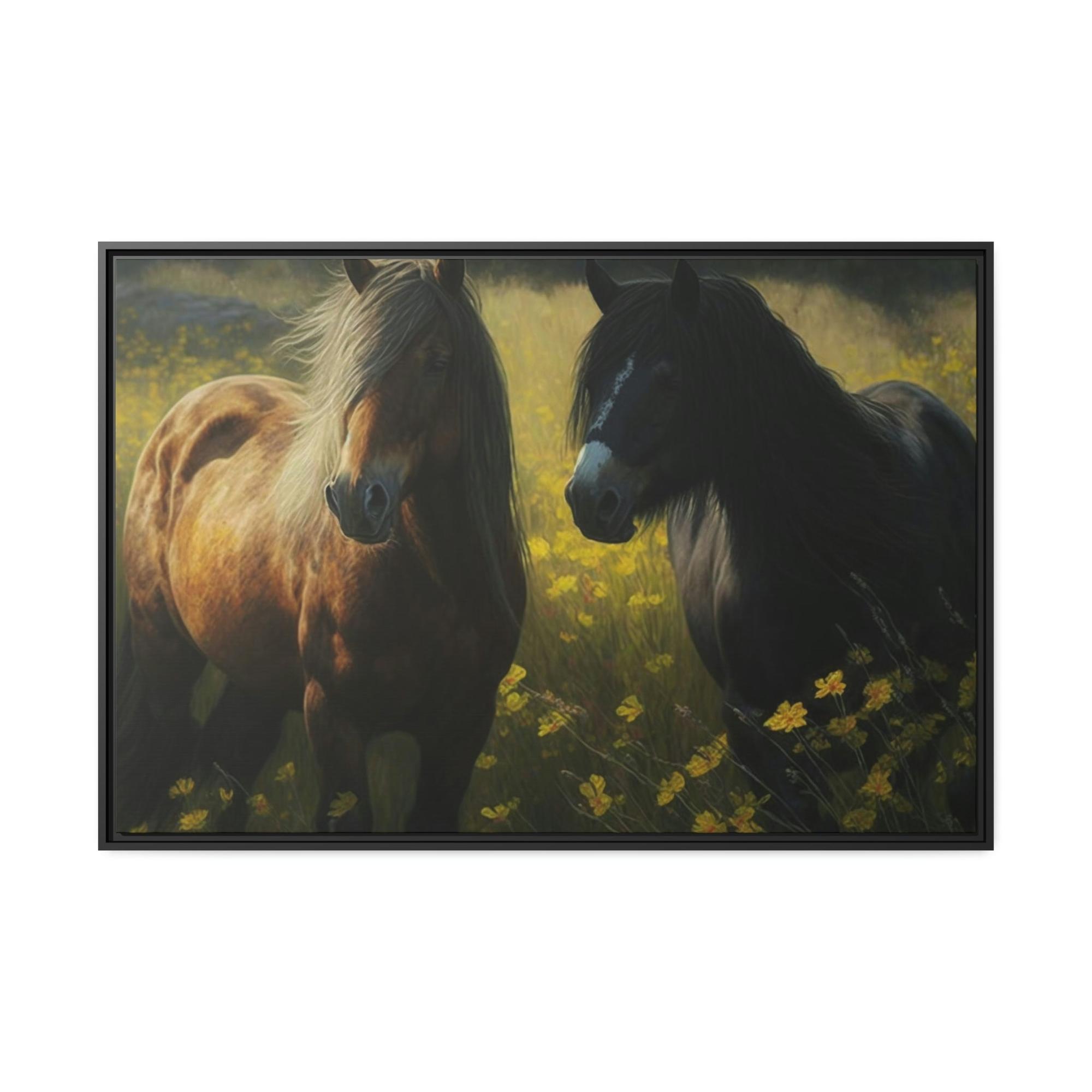 Horses Wild Horses: A Canvas Rustic Adventure