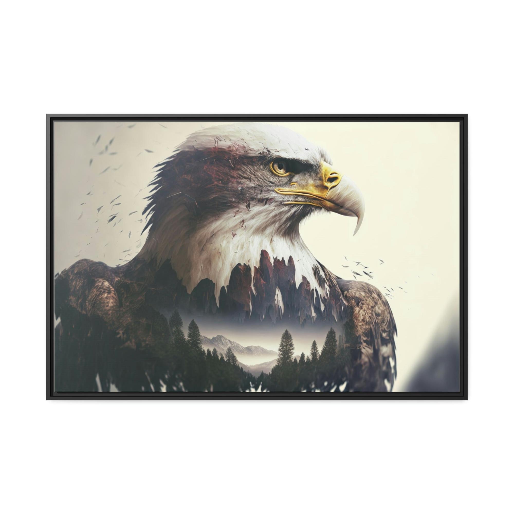 Eagles Eagle's Grace Unveiled: Poster & Canvas Exuding Majestic Beauty