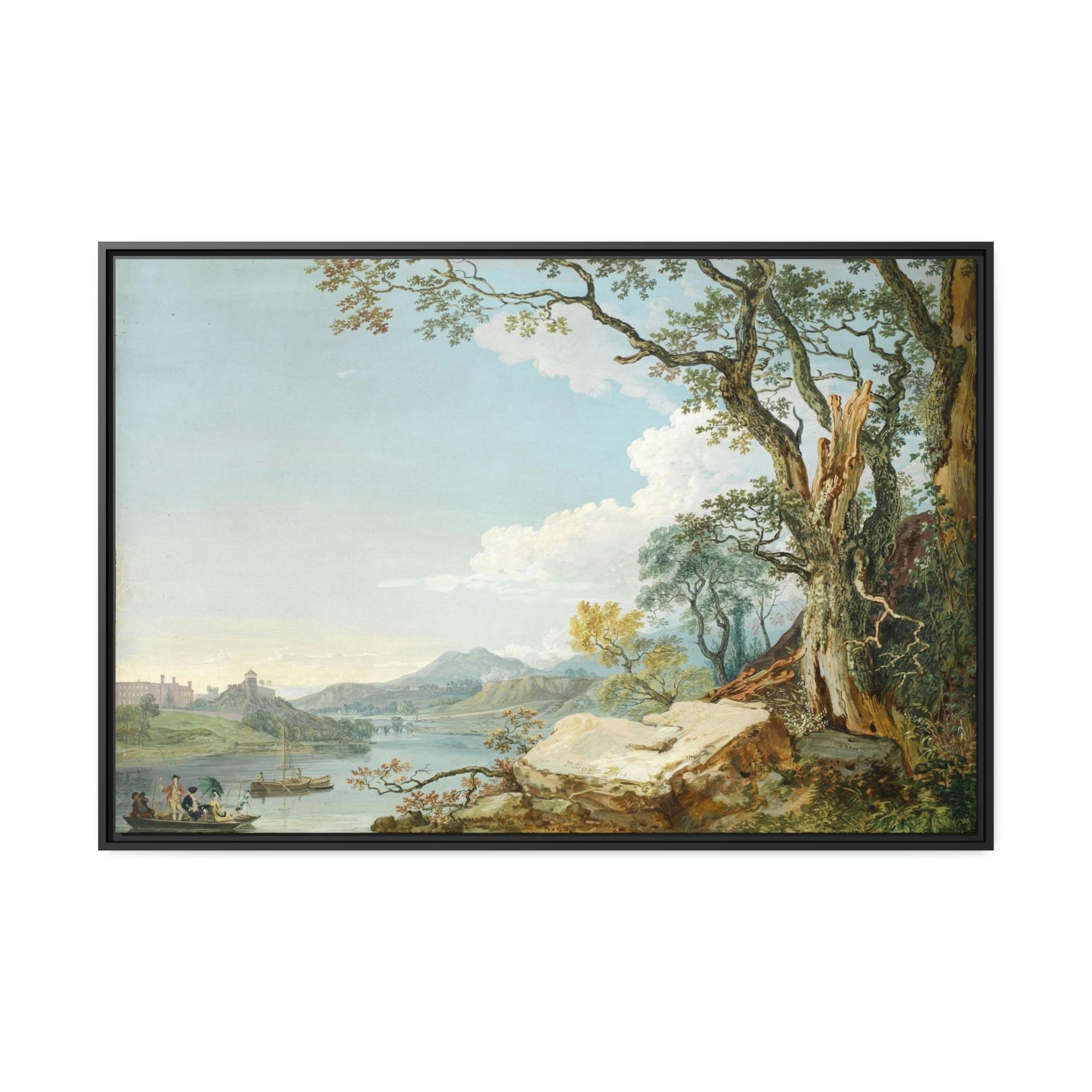 Lakes And Rivers Captivating Waterways: Framed Canvas and Poster Print of Lakes and Rivers