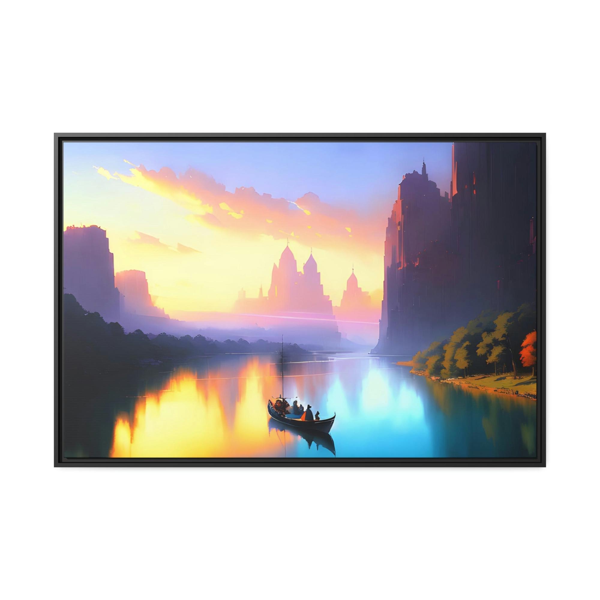 Lakes And Rivers River Dreams: Wall Art and Canvas Print of Serene Lakes and Rivers