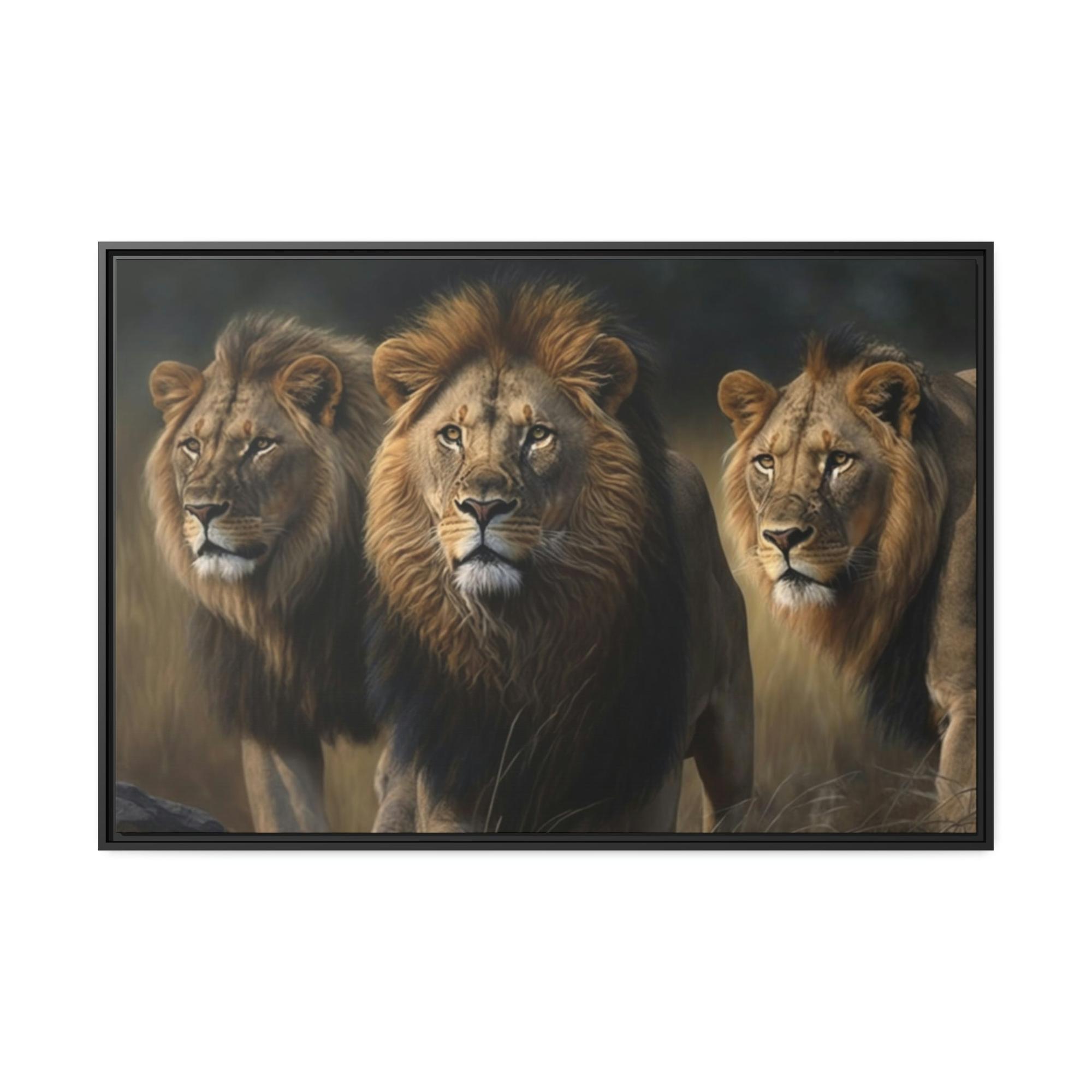 Lions Jungle Royalty: A Canvas of Lions