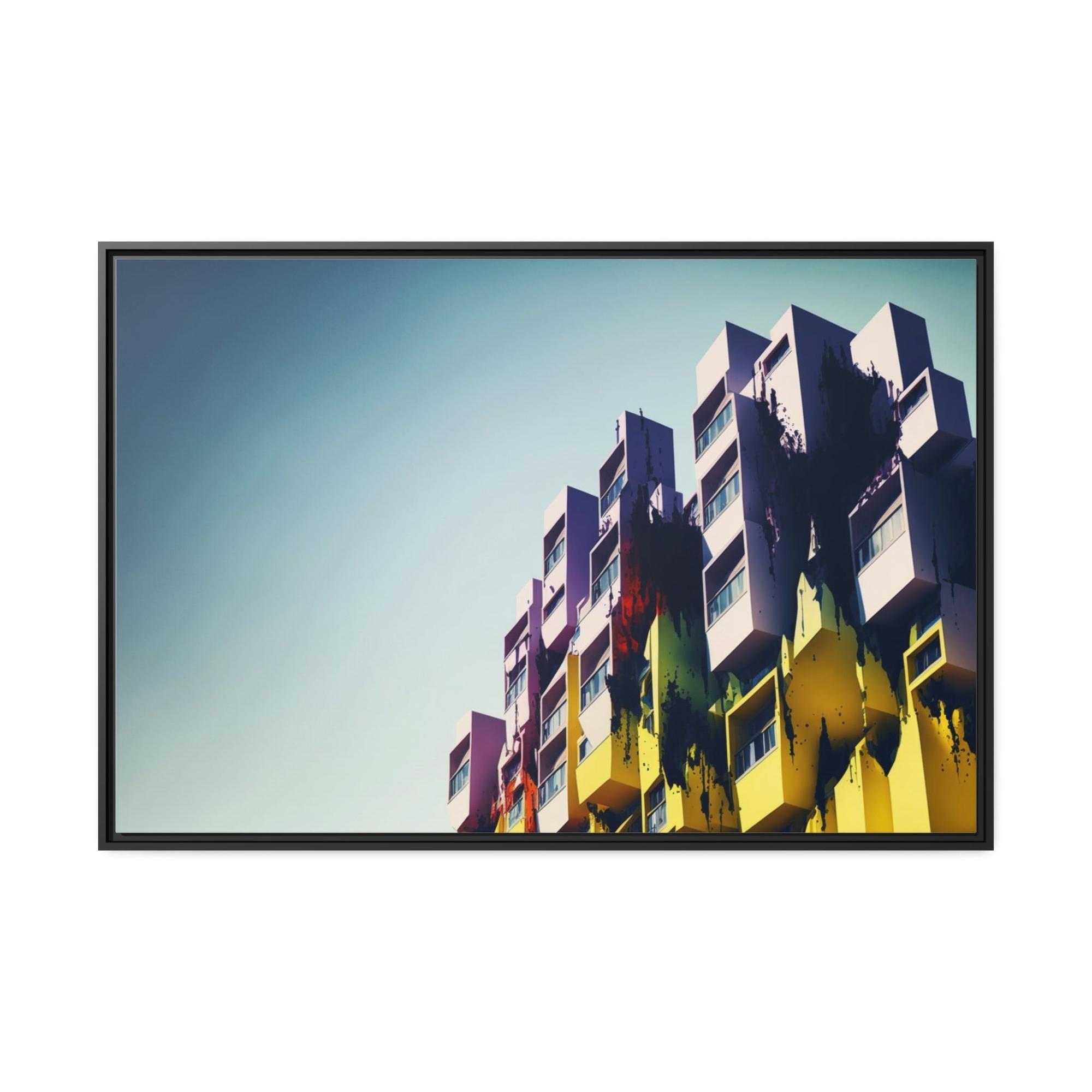 Abstract Architecture Abstract Architecture: Canvas & Poster Print of a Modern Cityscape