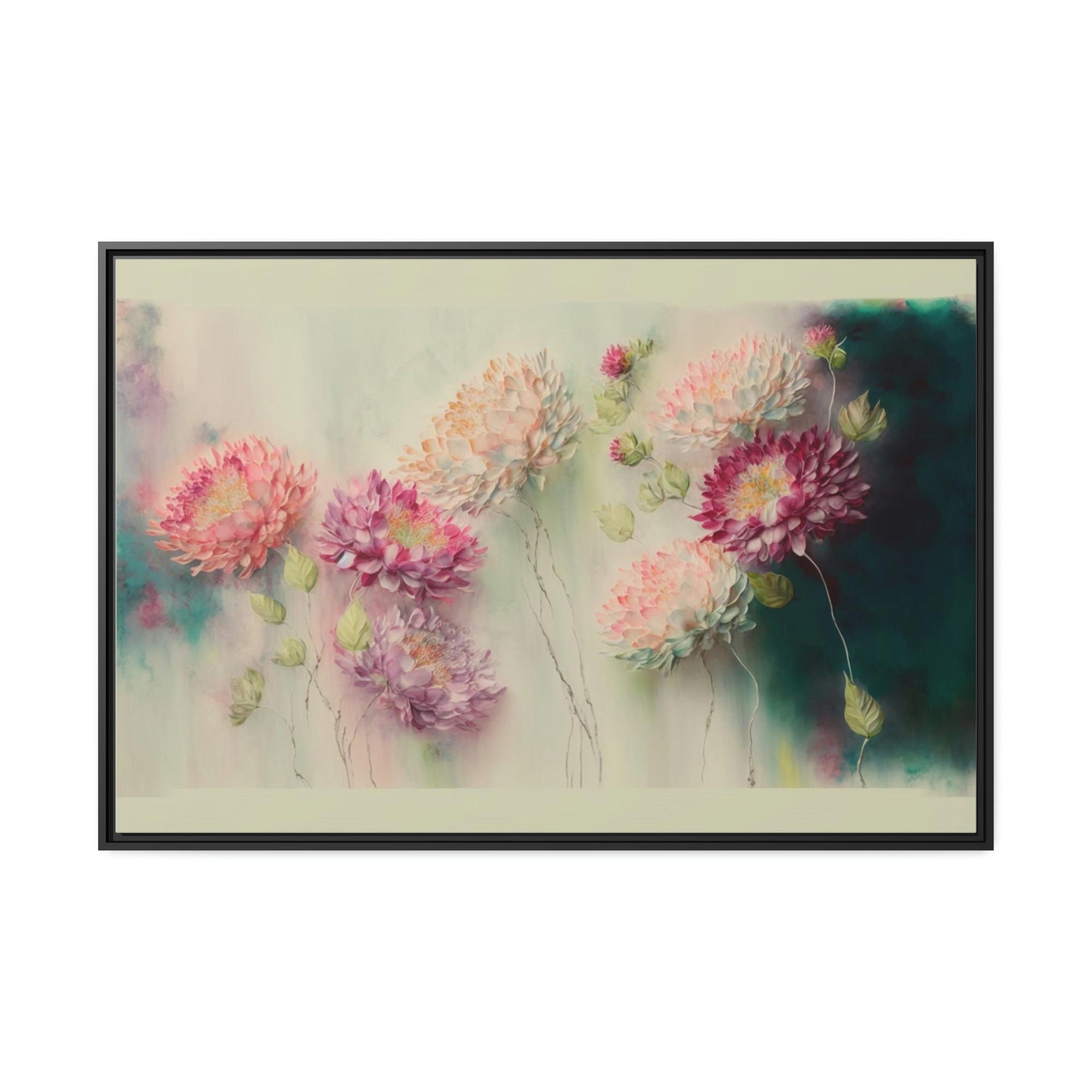 undefined Natural Canvas & Poster Print of Abstract Petals: Floral Wall Decor