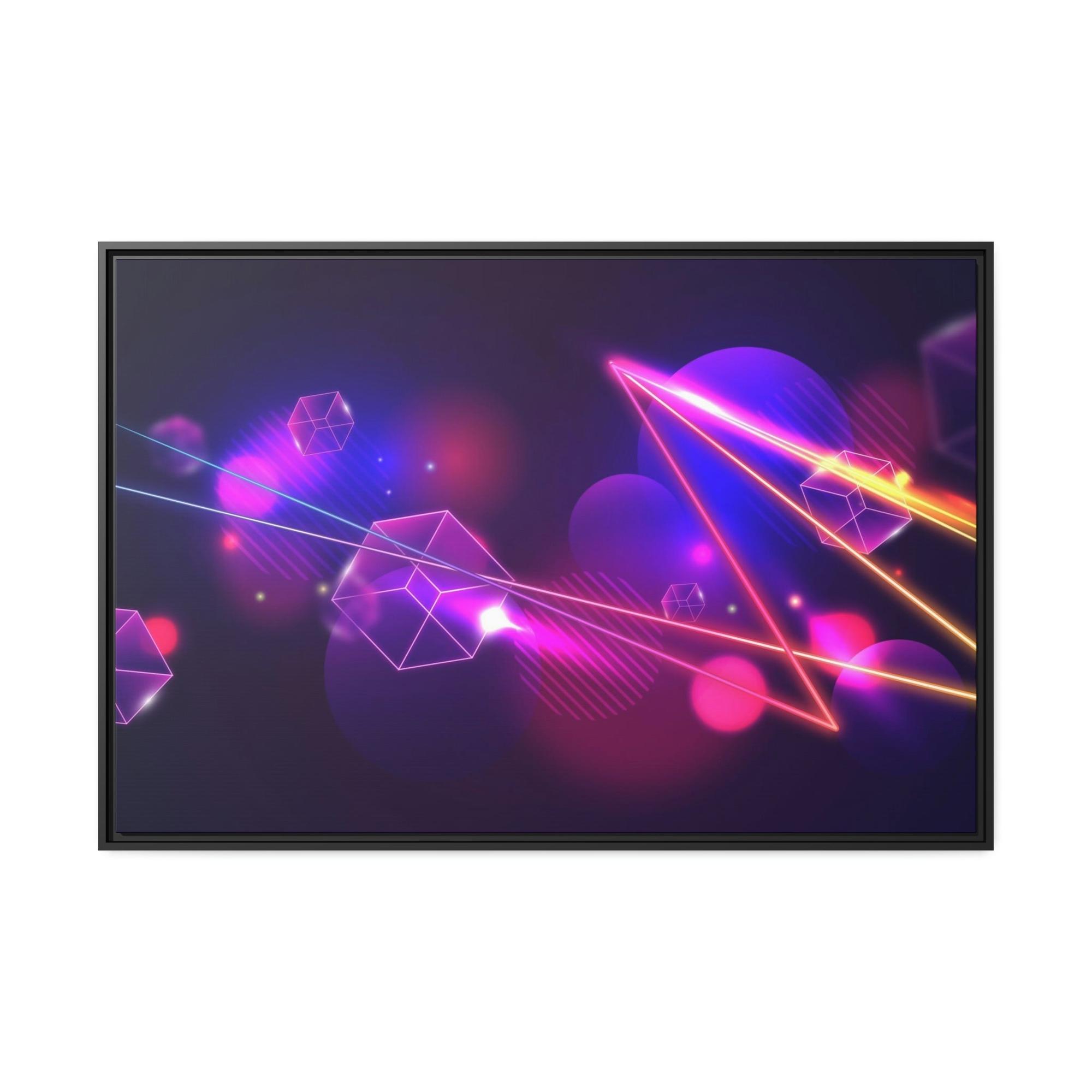 undefined Radiant Abstraction: Vibrant Canvas Prints for Mesmerizing Wall Art Decor
