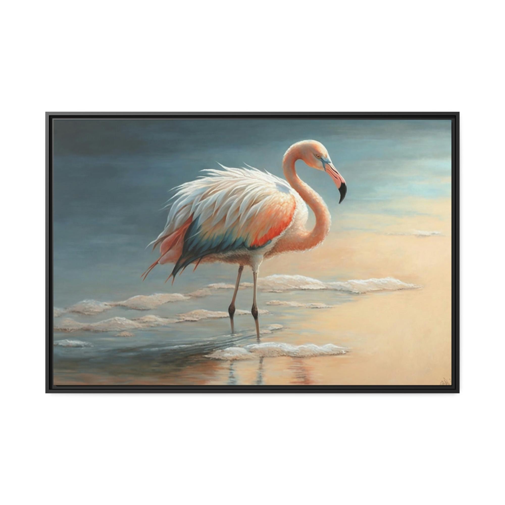 Flamingos The Pink Flamingos: Framed Canvas & Poster of Majestic Flamingos