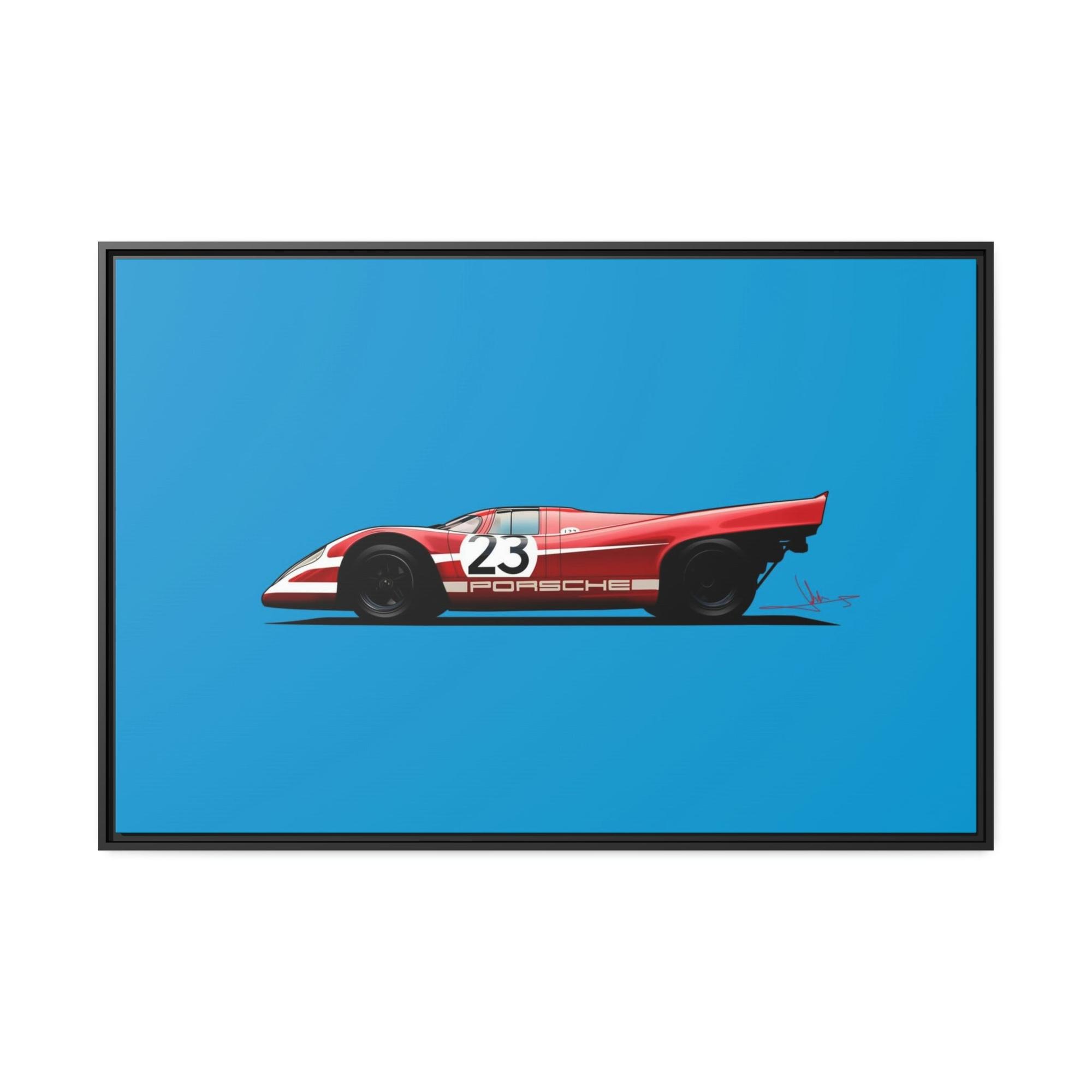 Porsche Porsche Legacy: Vintage Poster & Canvas for Car Enthusiasts