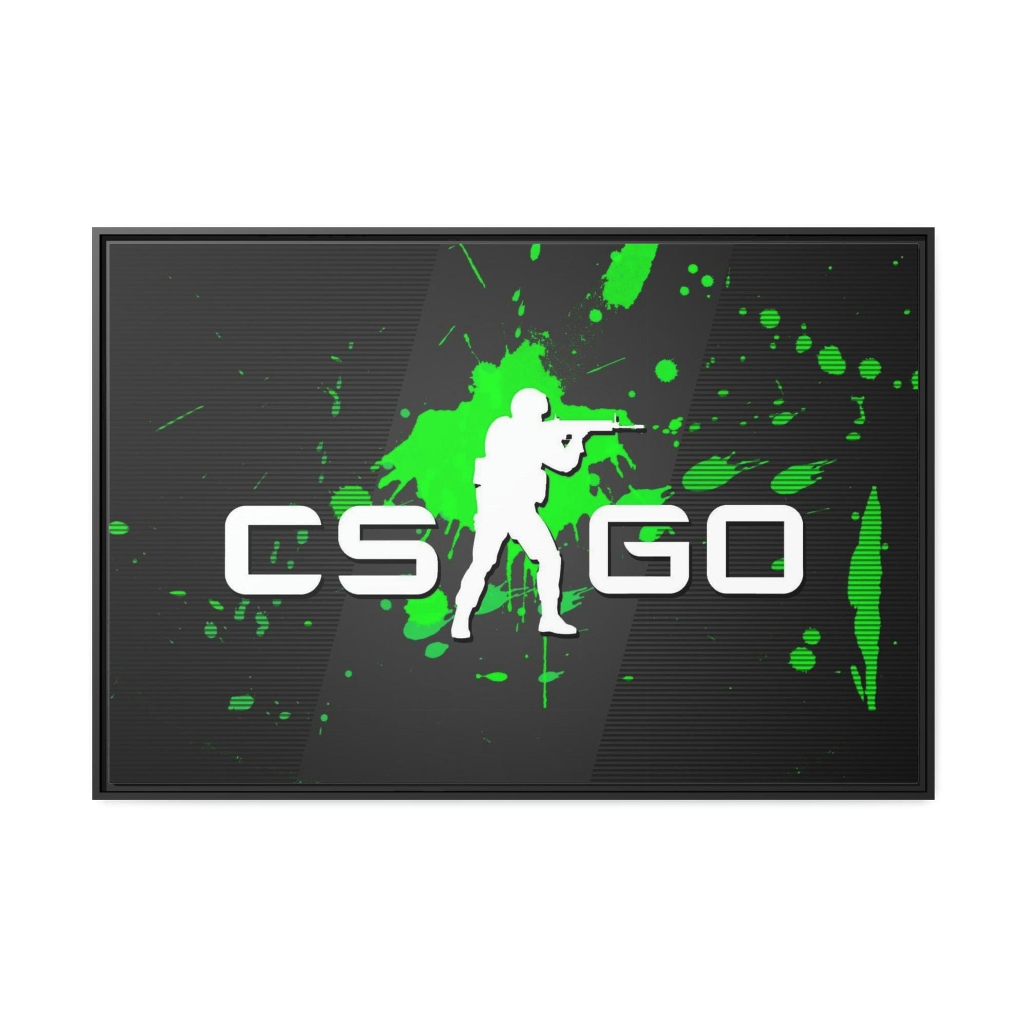Counter Strike Counter Strike: Dynamic Gaming Art on Natural Canvas & Poster