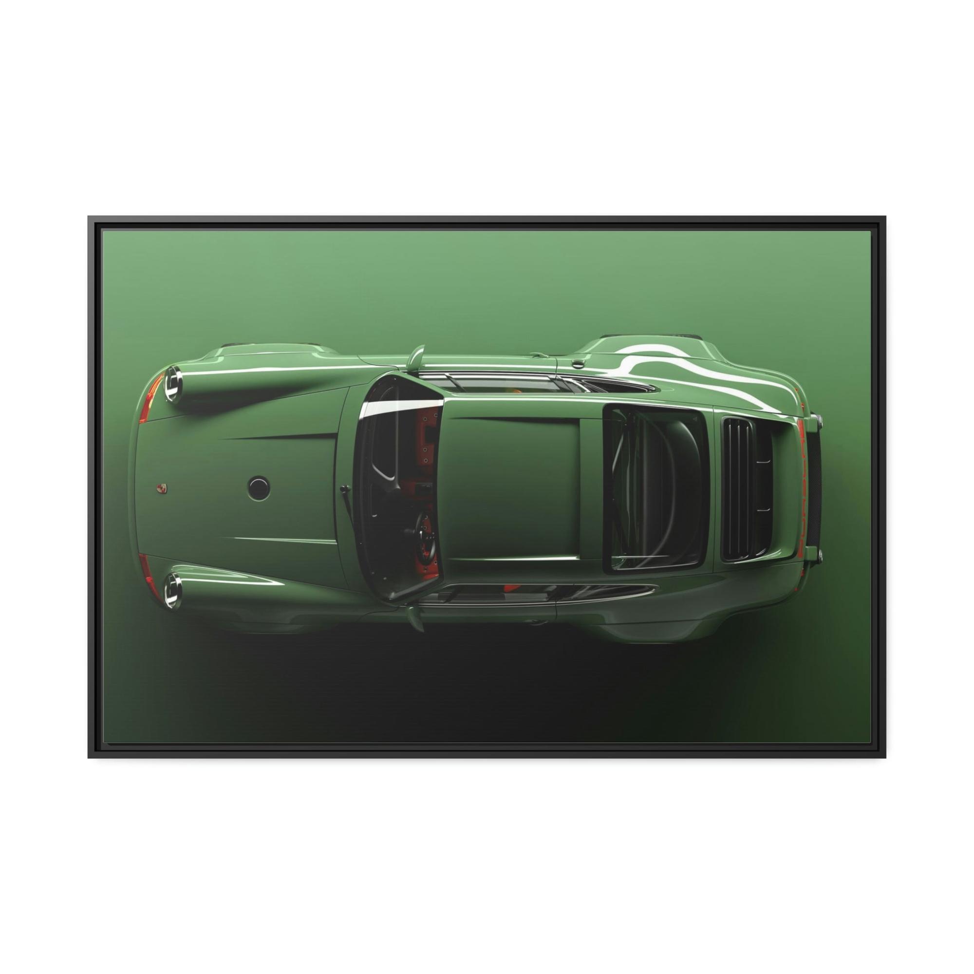 undefined Automotive Art: High-Quality Porsche Print on Natural Canvas & Poster