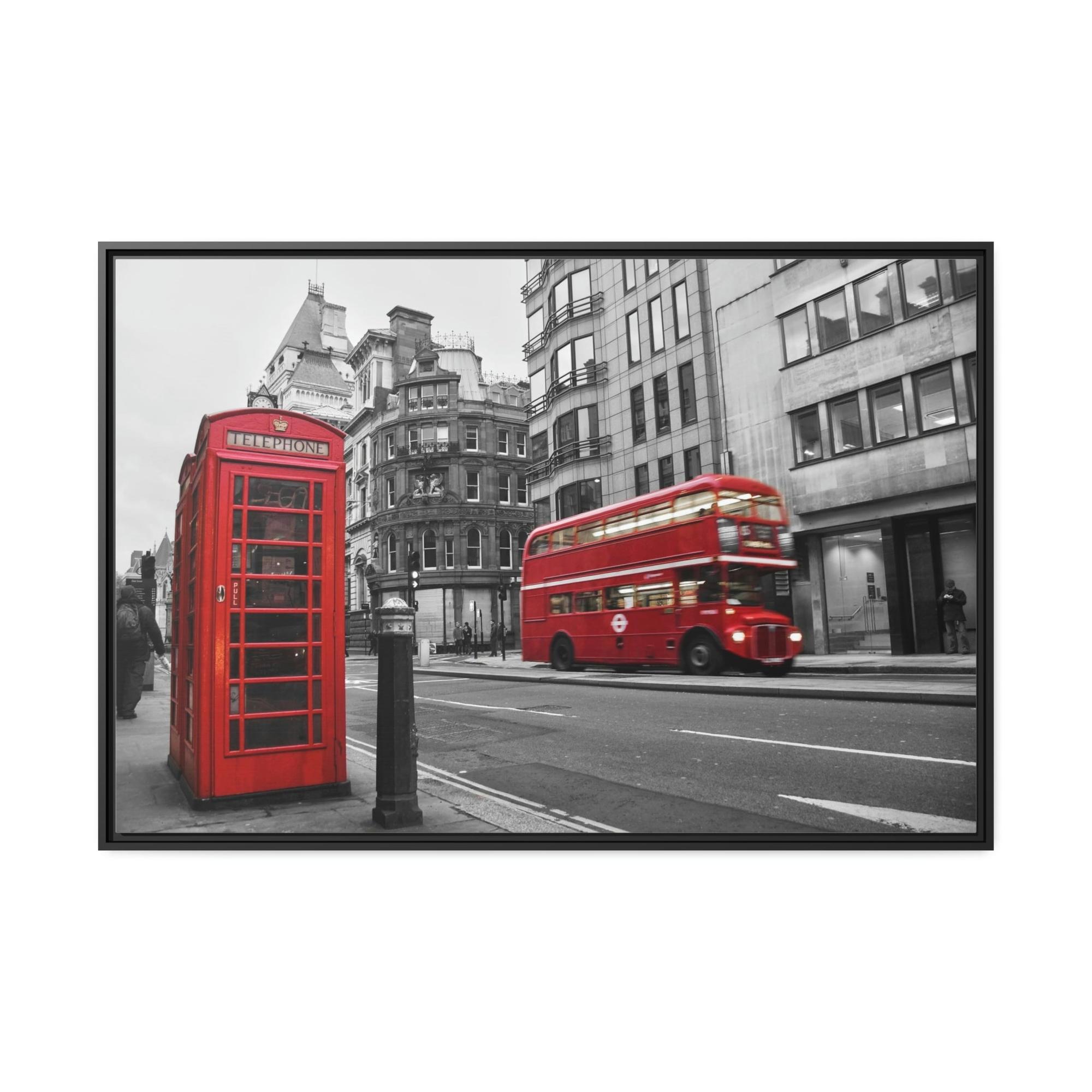 Bus Urban Journeys Unveiled: Artistic Bus Canvas Print