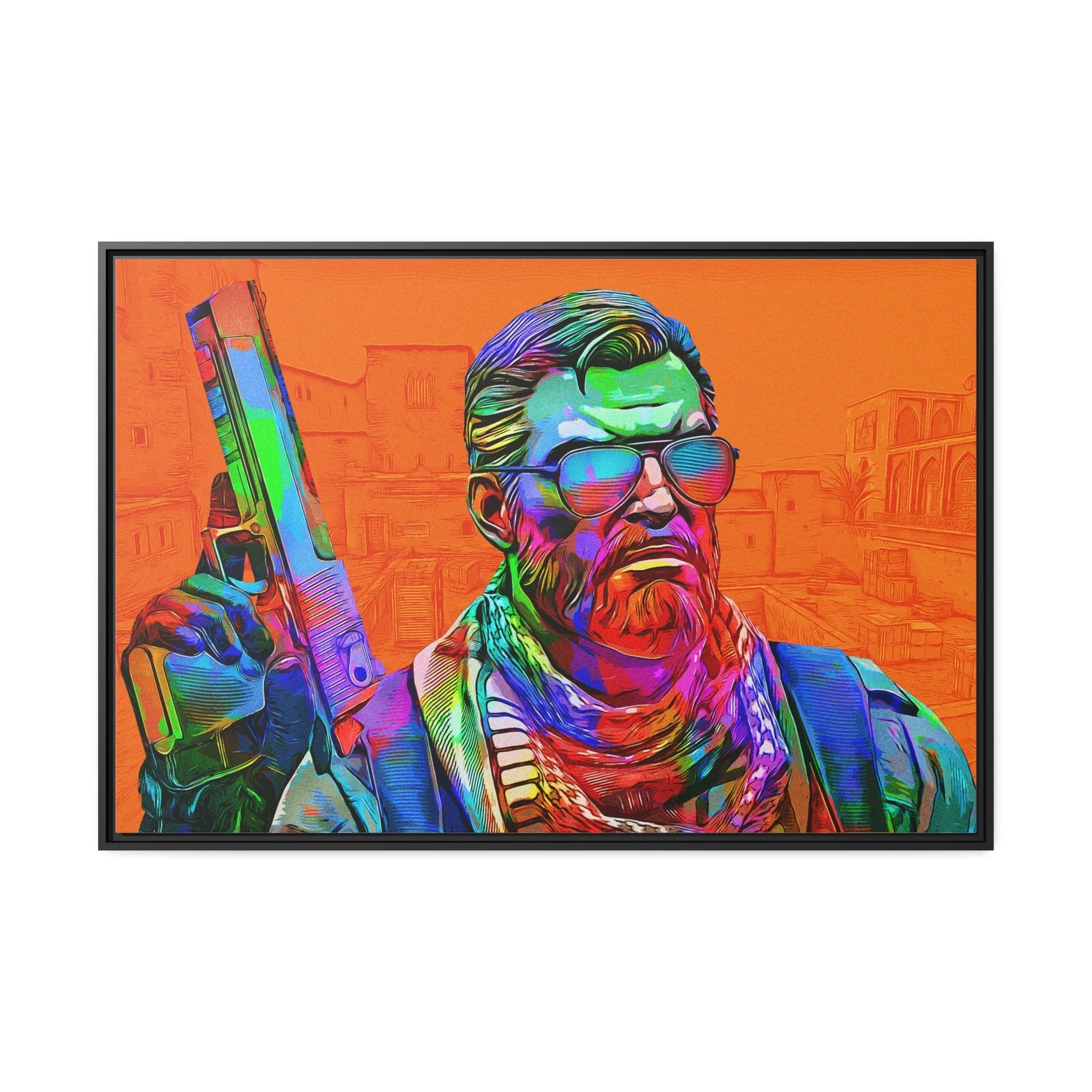 Counter Strike In the Line of Fire: Thrilling Counter Strike Wall Art on Canvas & Poster