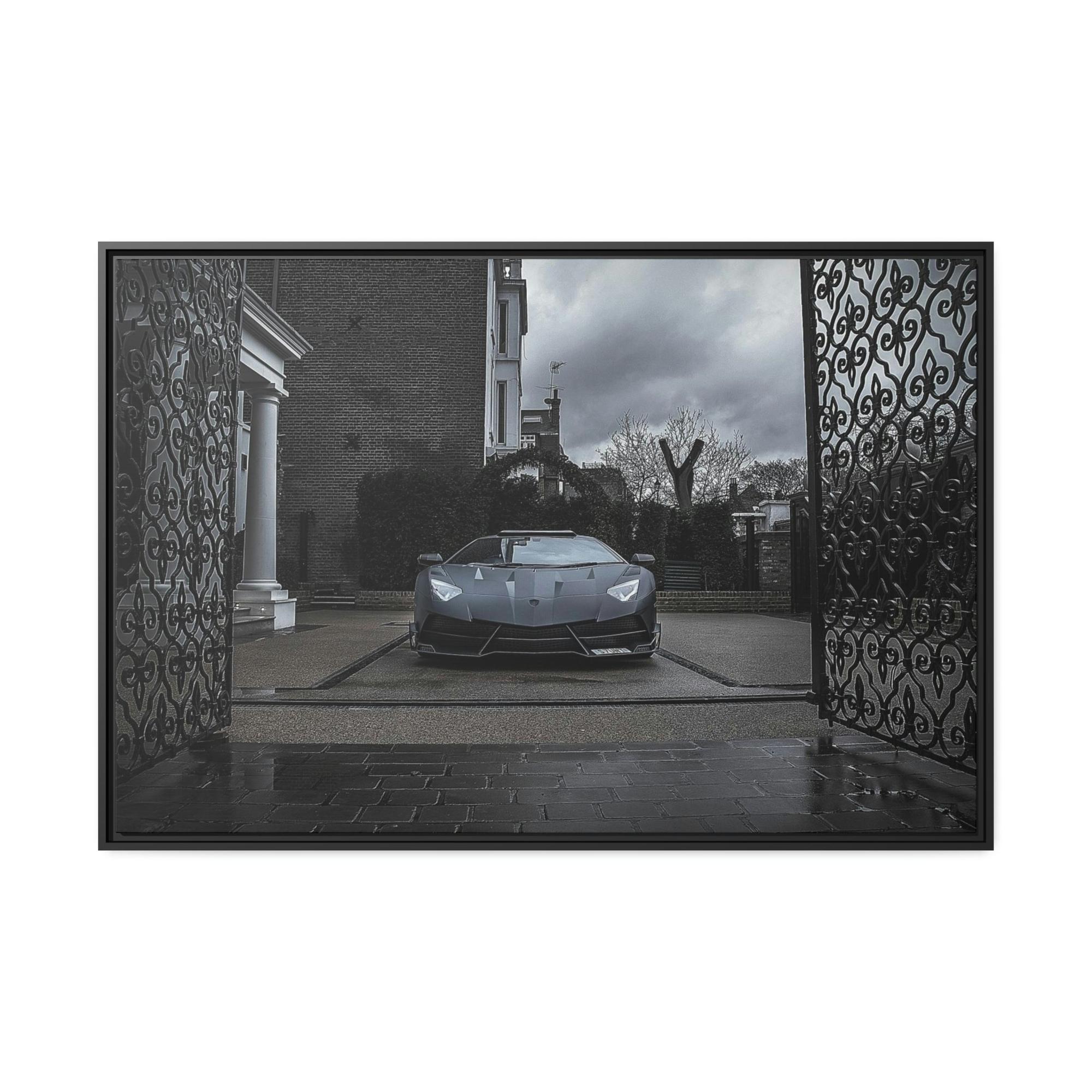 undefined Speed Demon on Canvas & Poster: Captivating Artwork of Lamborghini