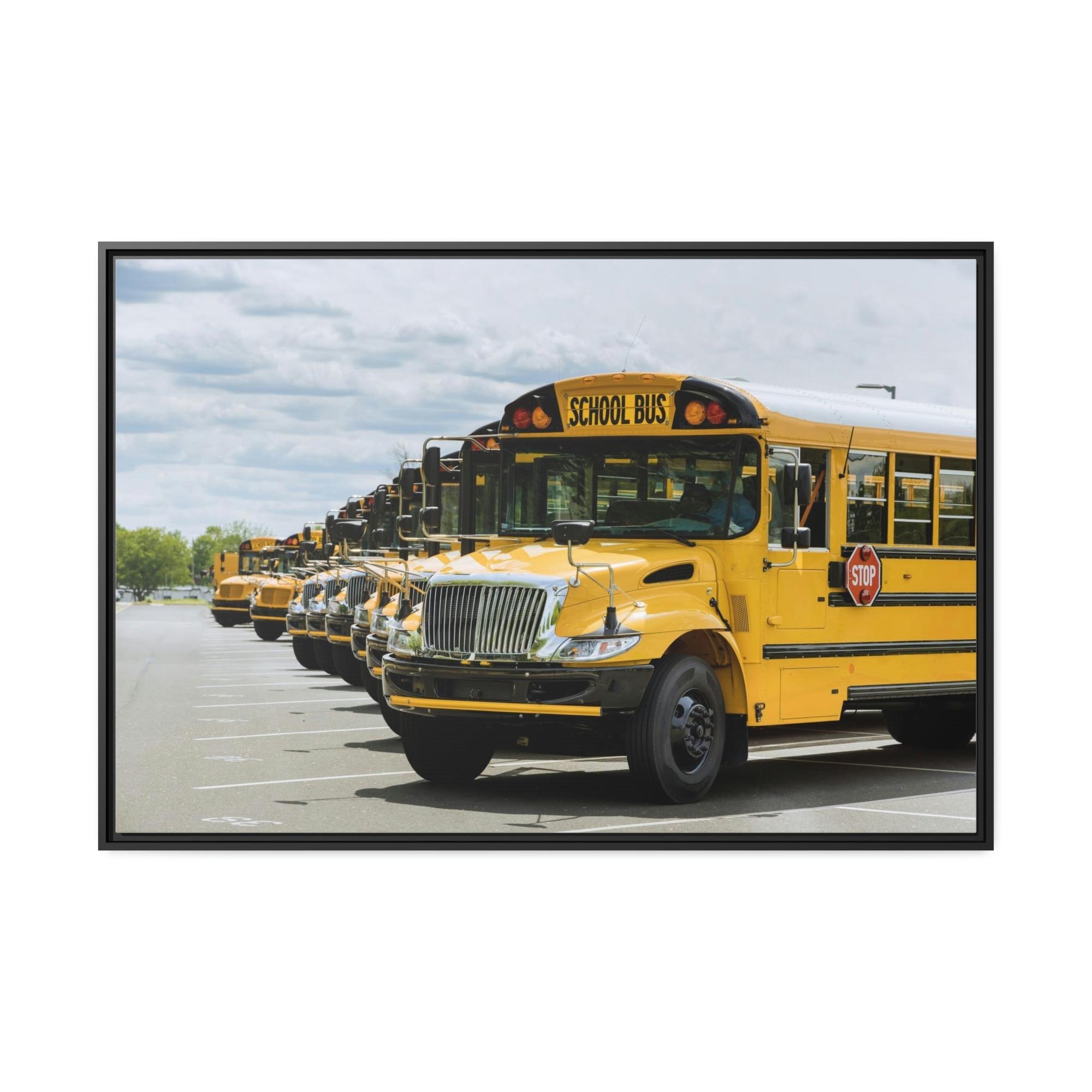 Bus The Artful Commute: Expressing the Bus's Soul on Canvas & Poster