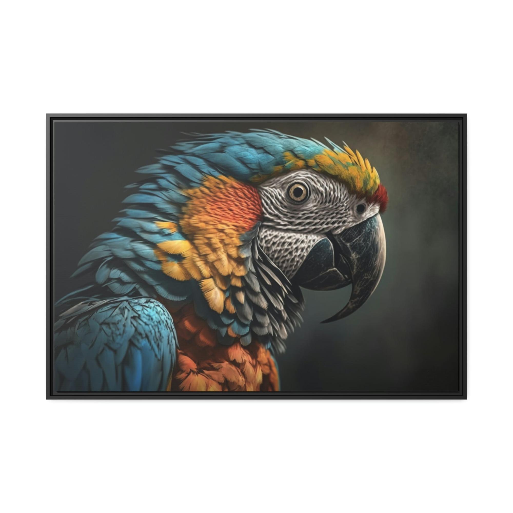 Parrots Parrot Mirage: A Canvas of Vibrant Colors and Optical Illusion in the Canopy