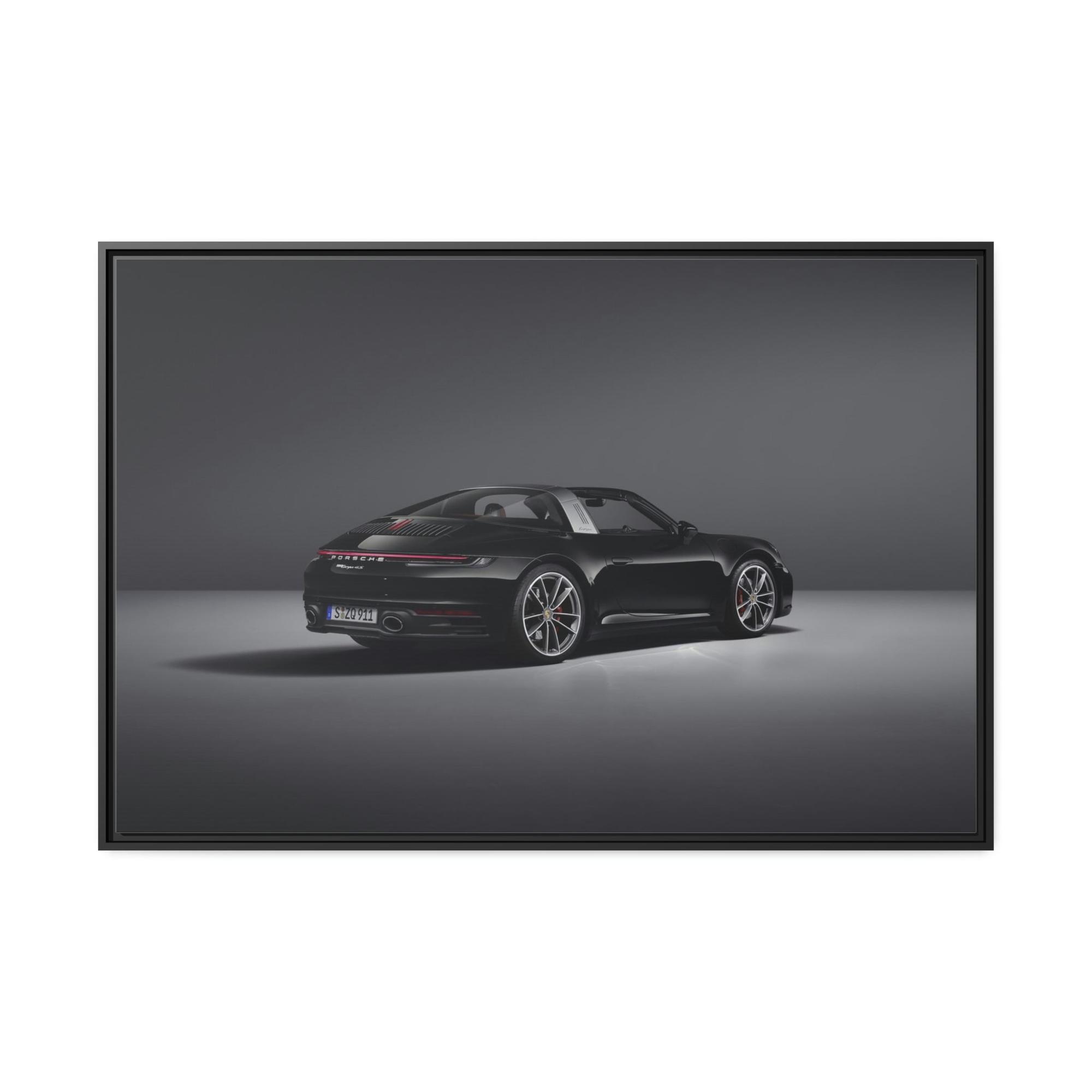Porsche Porsche's Power and Beauty: A Natural Canvas & Poster Print for Car Aficionados
