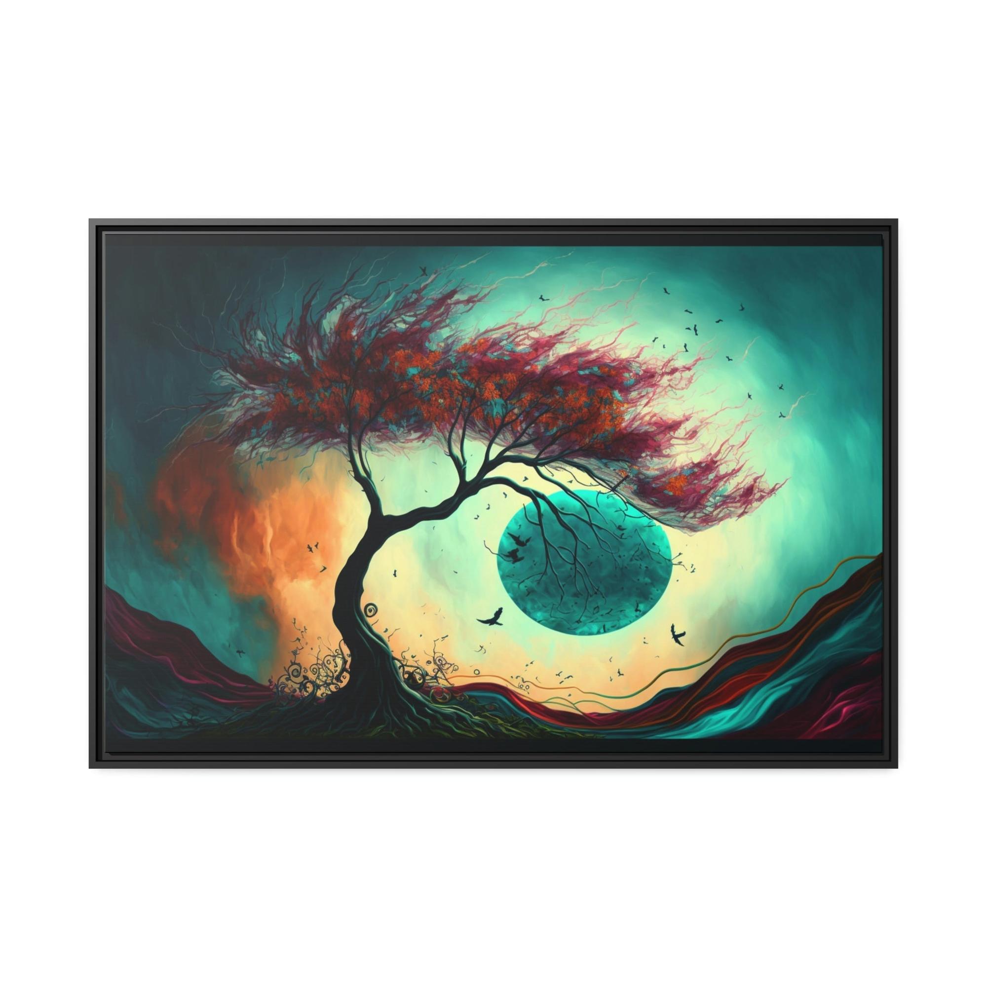 Abstract Landscape Natural Canvas & Poster Print of Abstract Terrain: Landscape Wall Decor