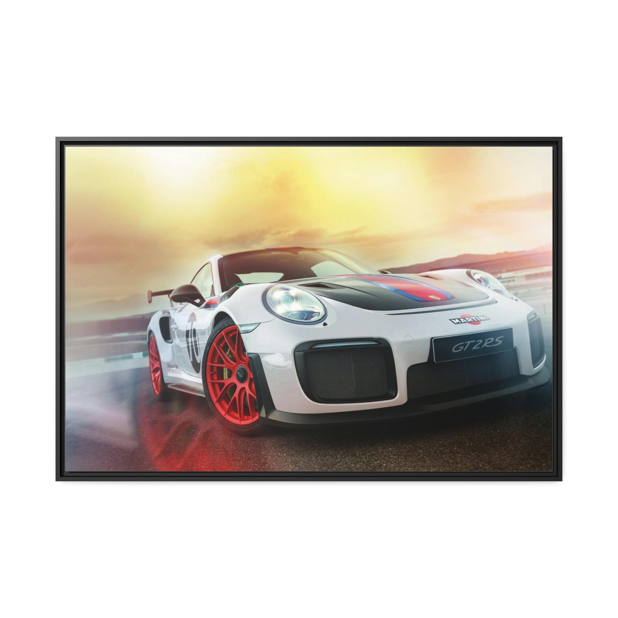 Porsche Speed Demons: Poster & Canvas Print of a Porsche in Motion