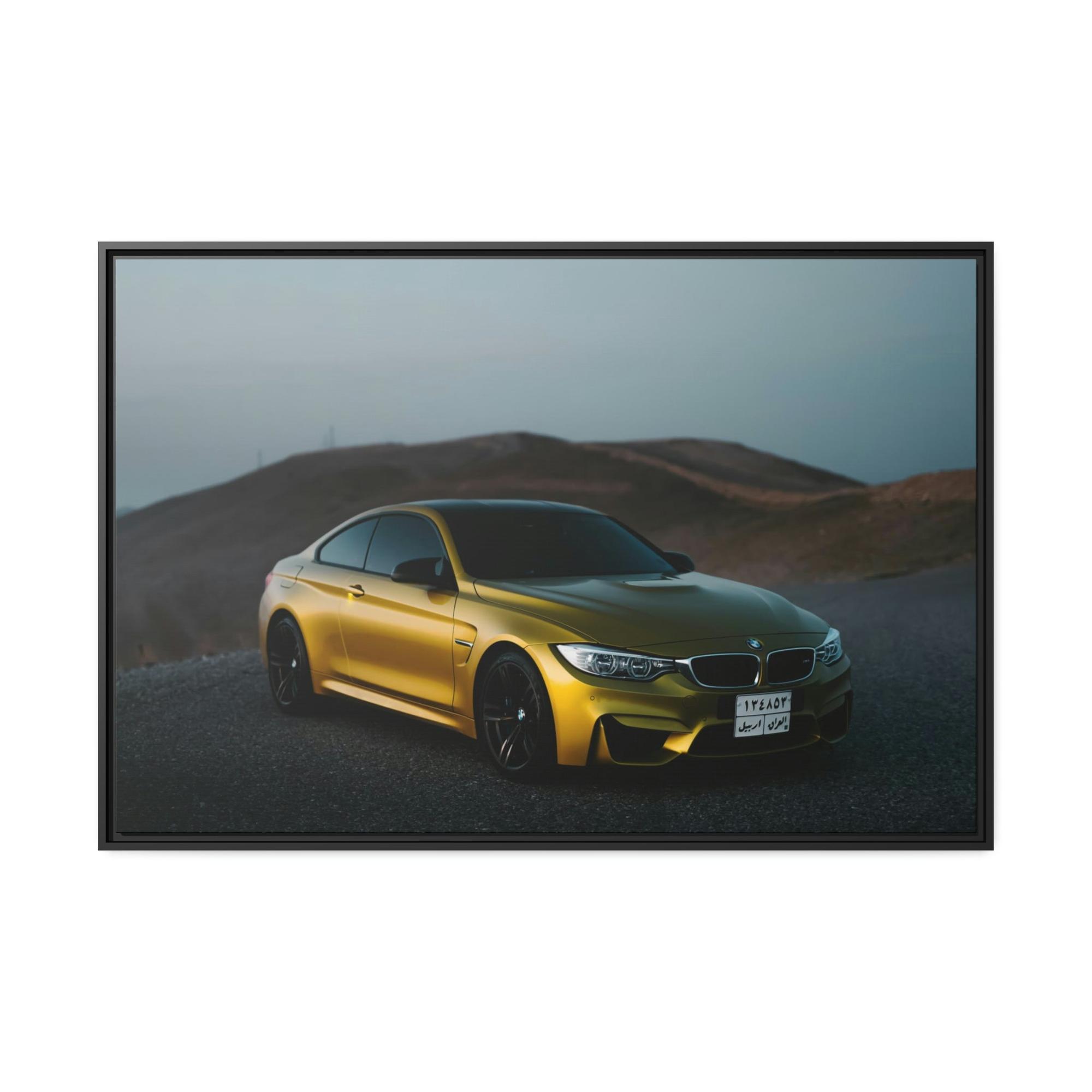 undefined BMW's Engineering Excellence: Striking Wall Art on Natural Canvas & Poster