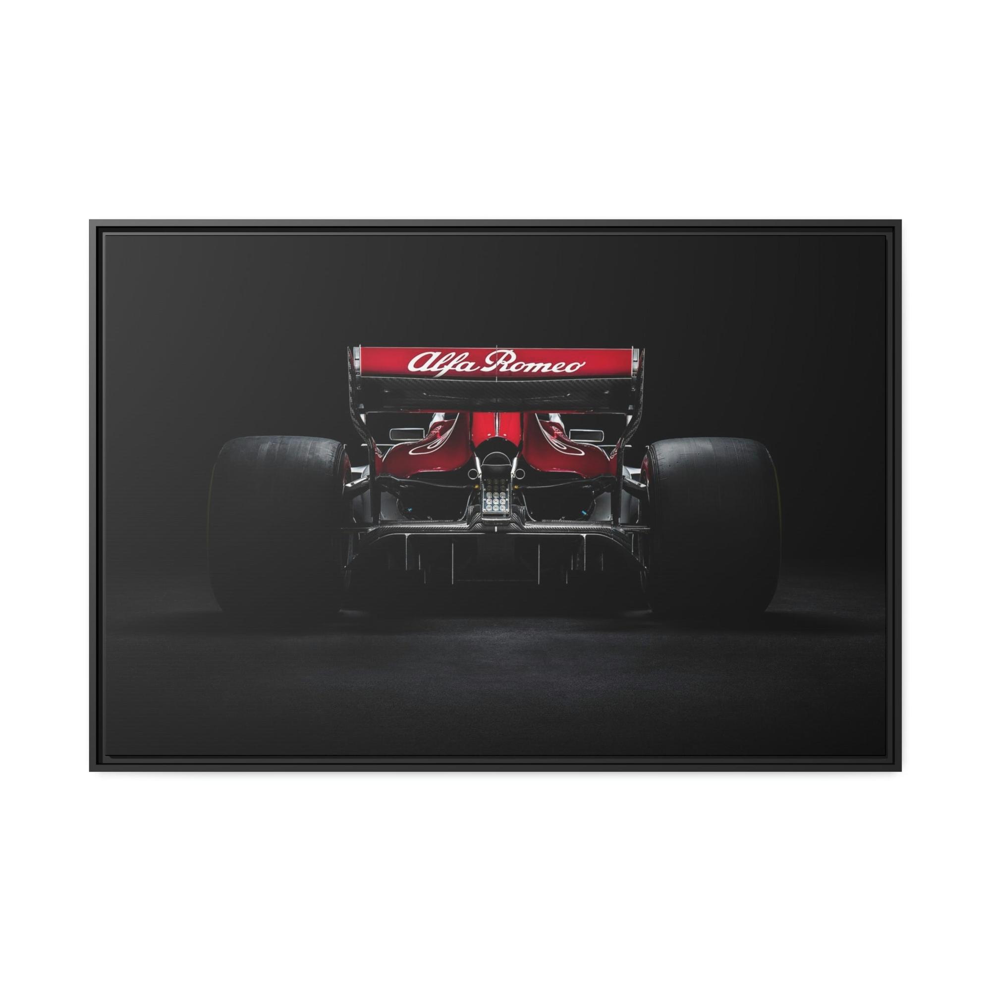 F1 The F1 Rush: High Octane Wall Art on Natural Canvas