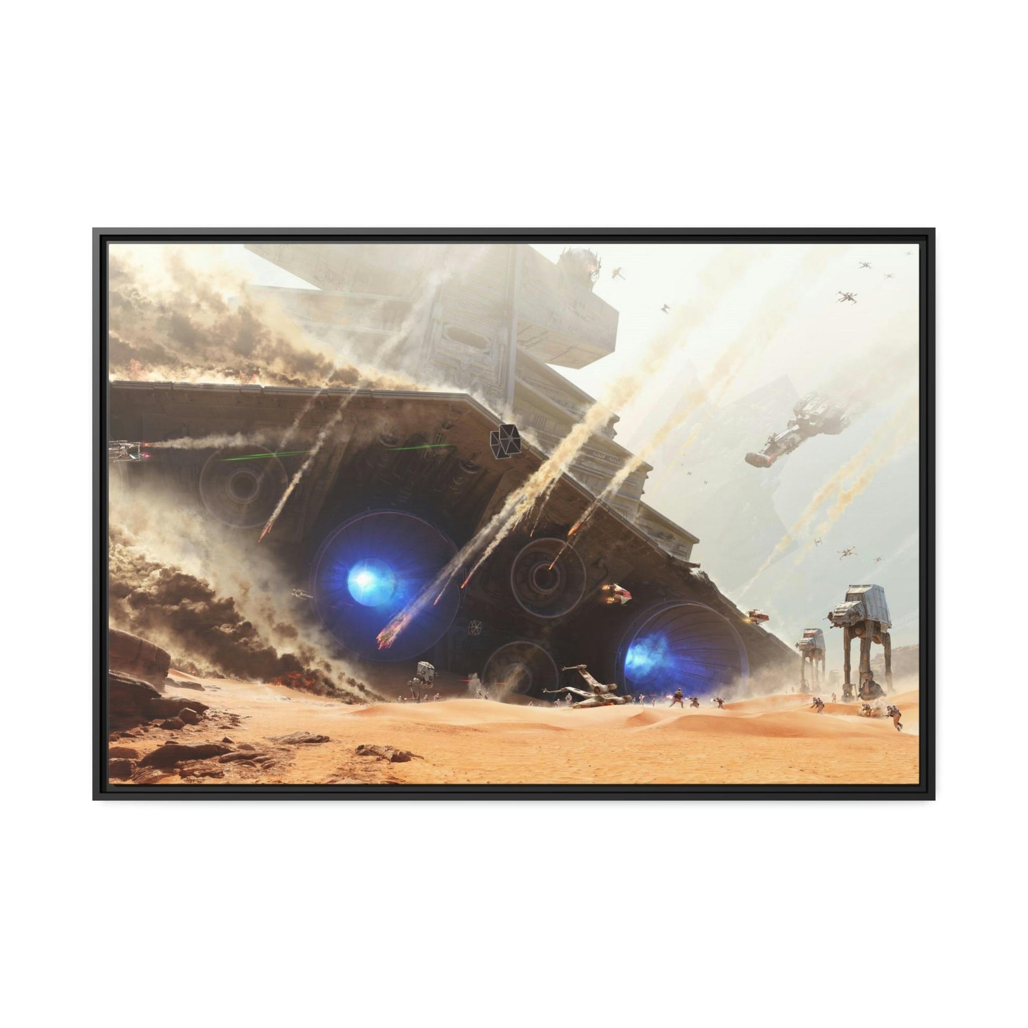 undefined Star Wars Wall Art: Canvas & Poster Print of Intergalactic Adventure