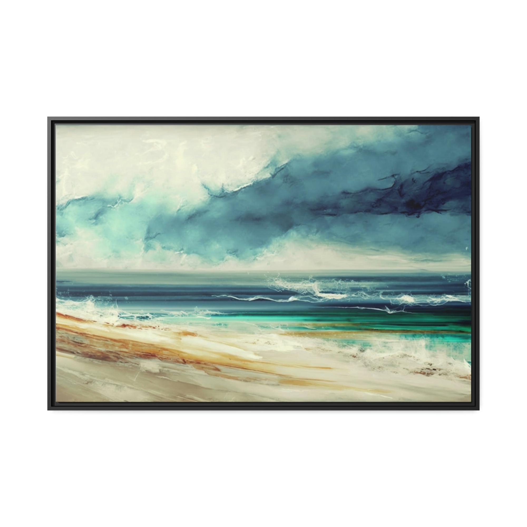 undefined Captivating Journey: Abstract Landscape Print on Framed Canvas & Poster