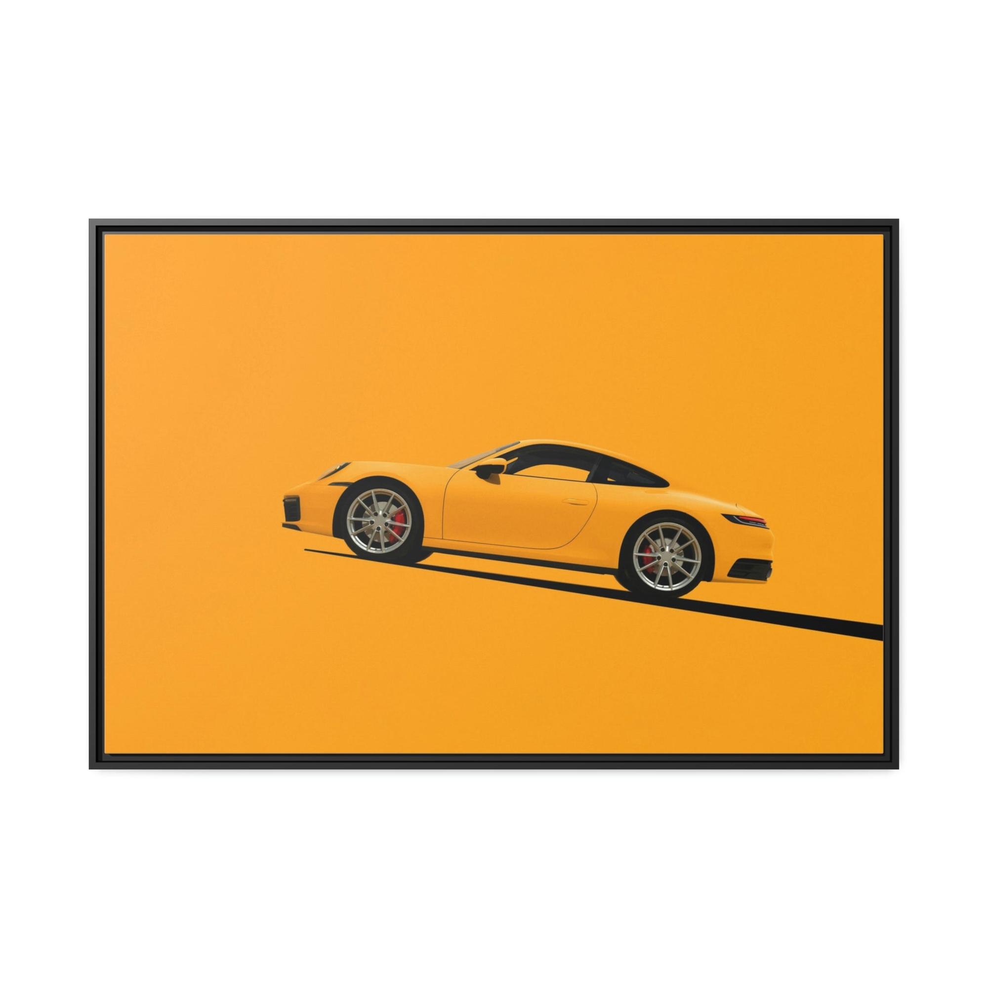 Porsche Artistic Porsche: Natural Canvas & Poster Print of a Unique Design