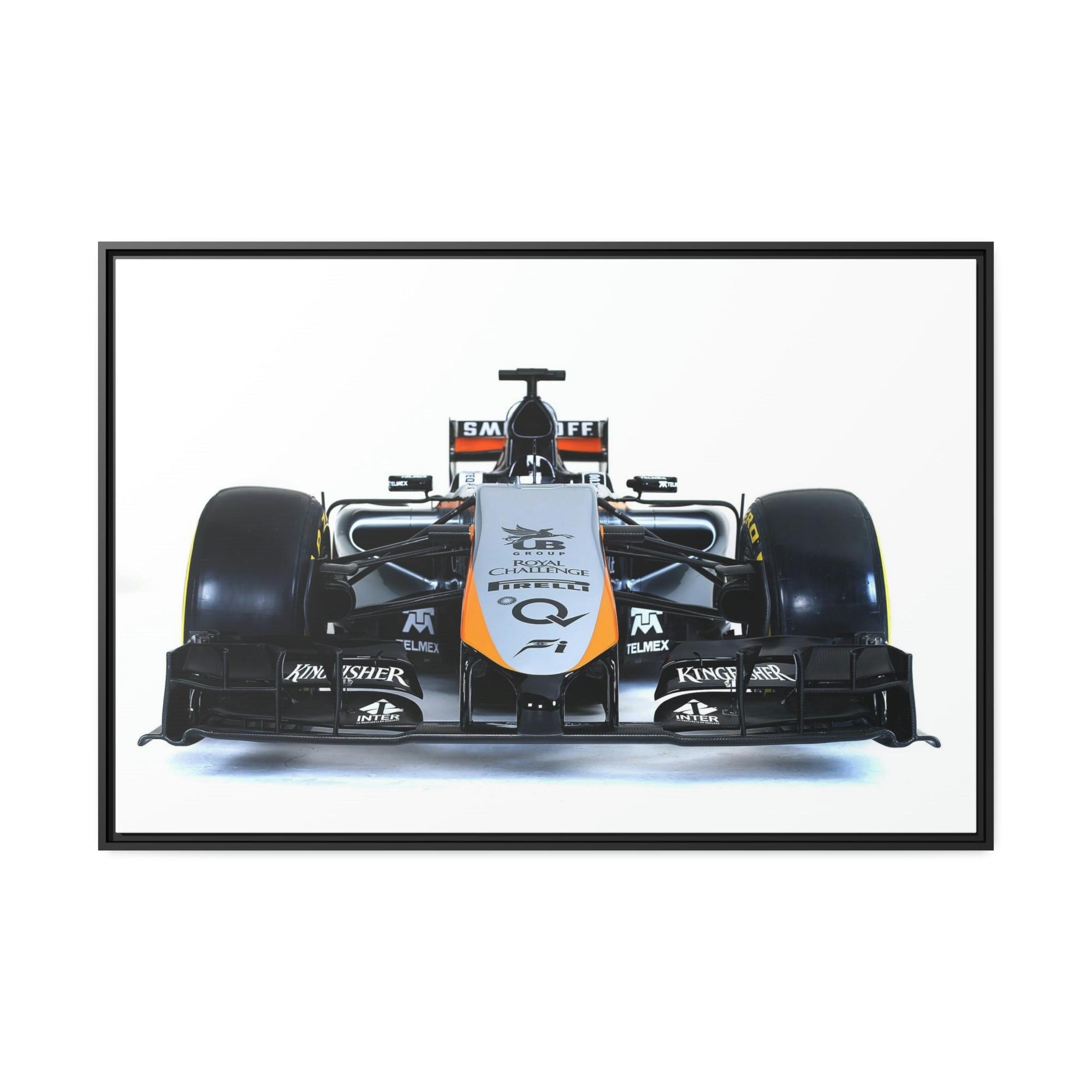 F1 The Need for Speed: Framed Canvas Print of F1 Cars