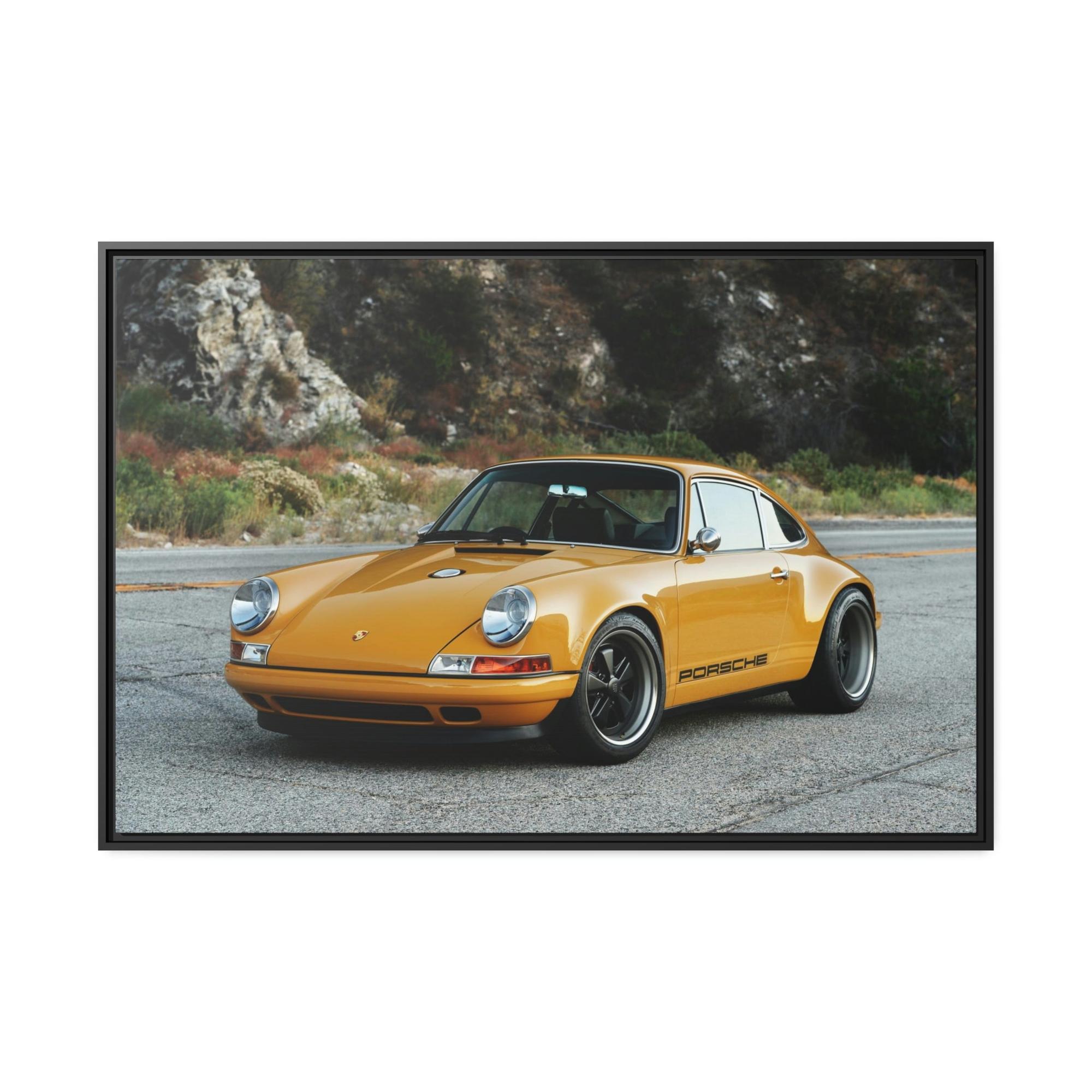 Porsche Racing Elegance on Canvas: Porsche-inspired Wall Art and Framed Posters