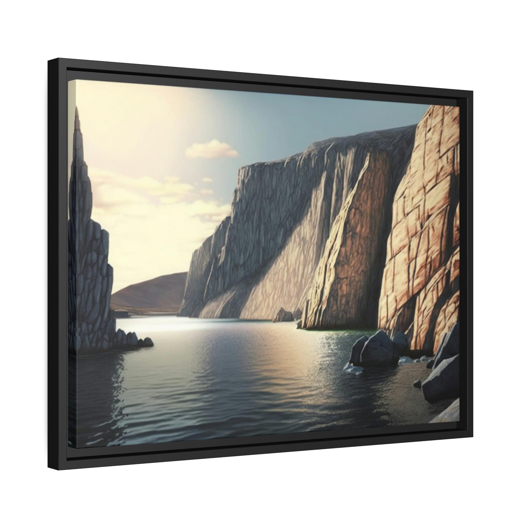 Cliffs Majestic Cliffs: Natural Canvas Wall Art with Scenic Beauty
