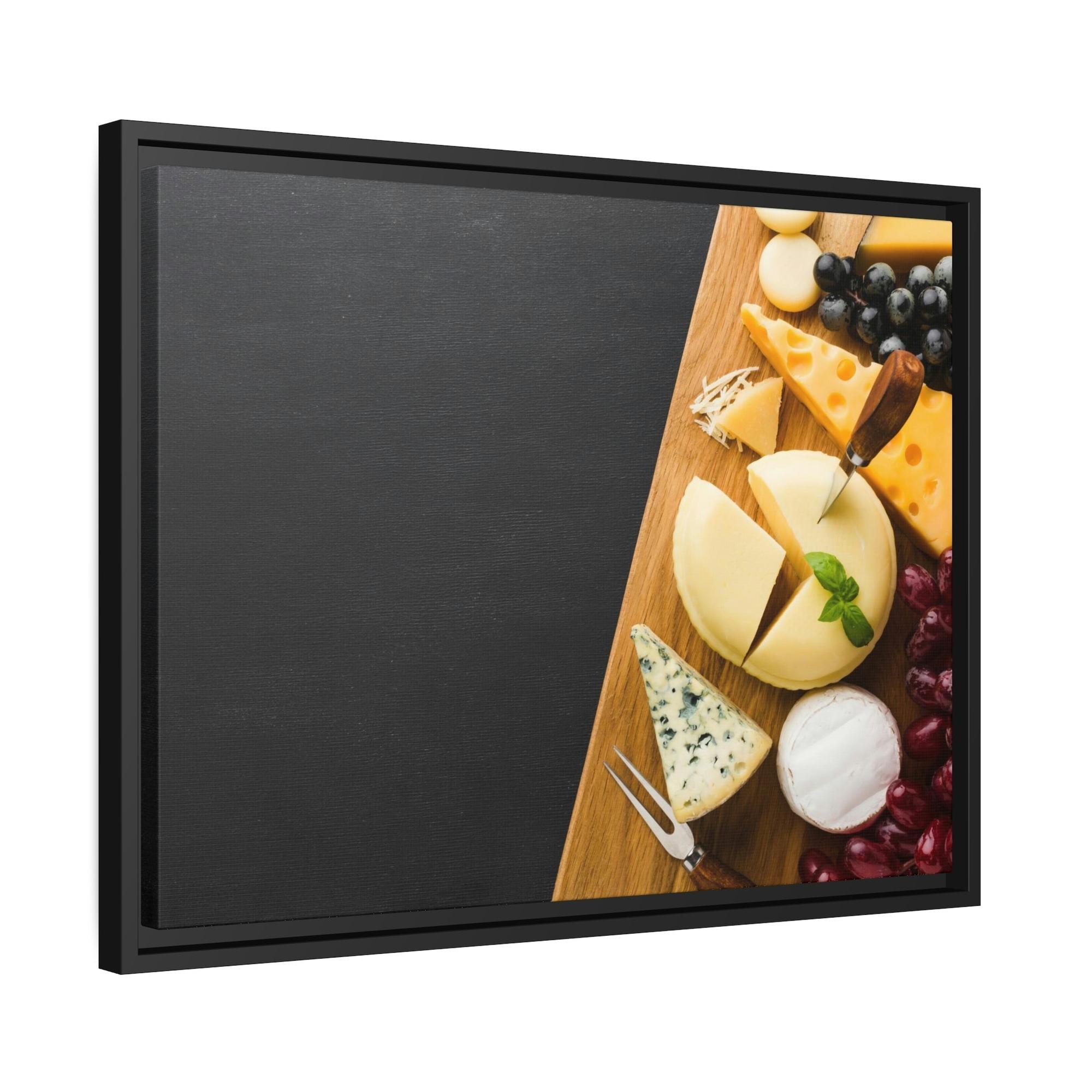 Cheese The Art of Cheese: Natural Canvas Prints of Gourmet Cheese Wheels