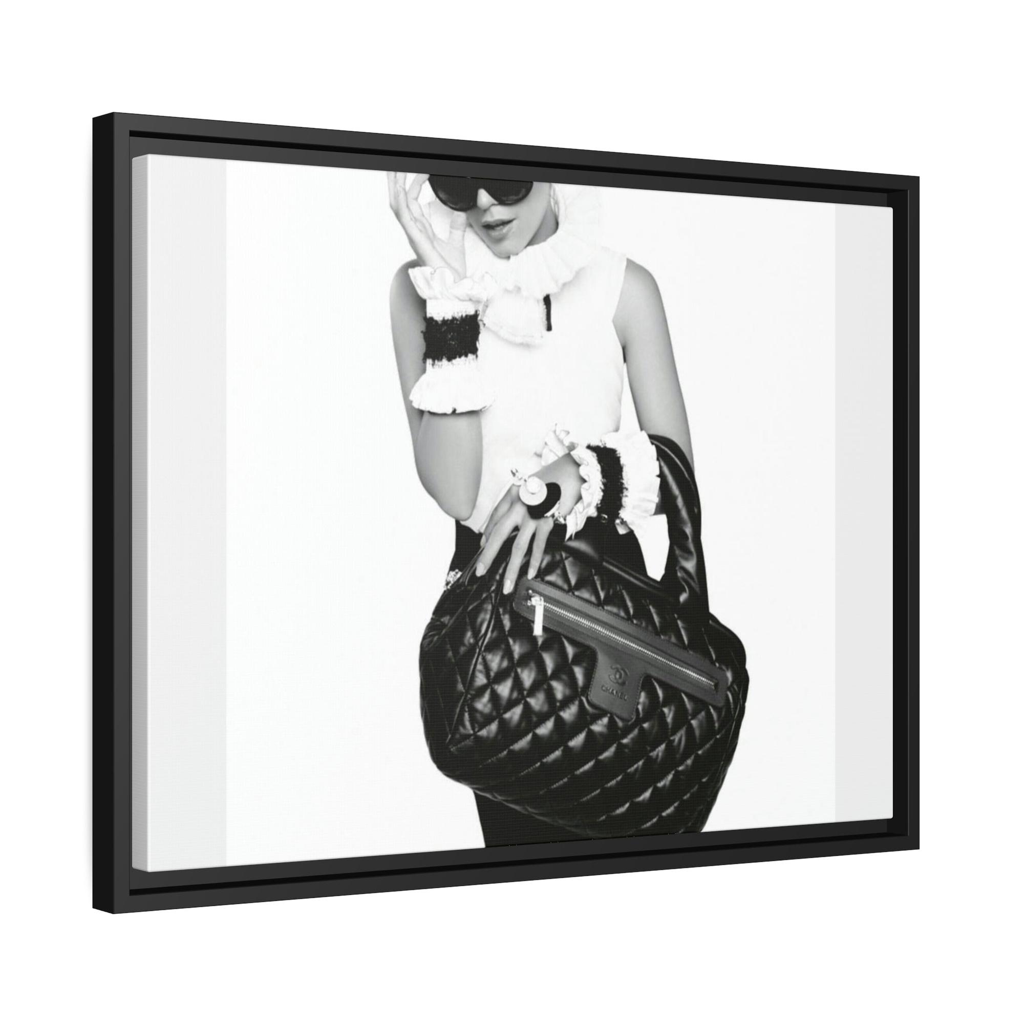 Chanel Fashion Forward: Chanel-Inspired Framed Poster Art