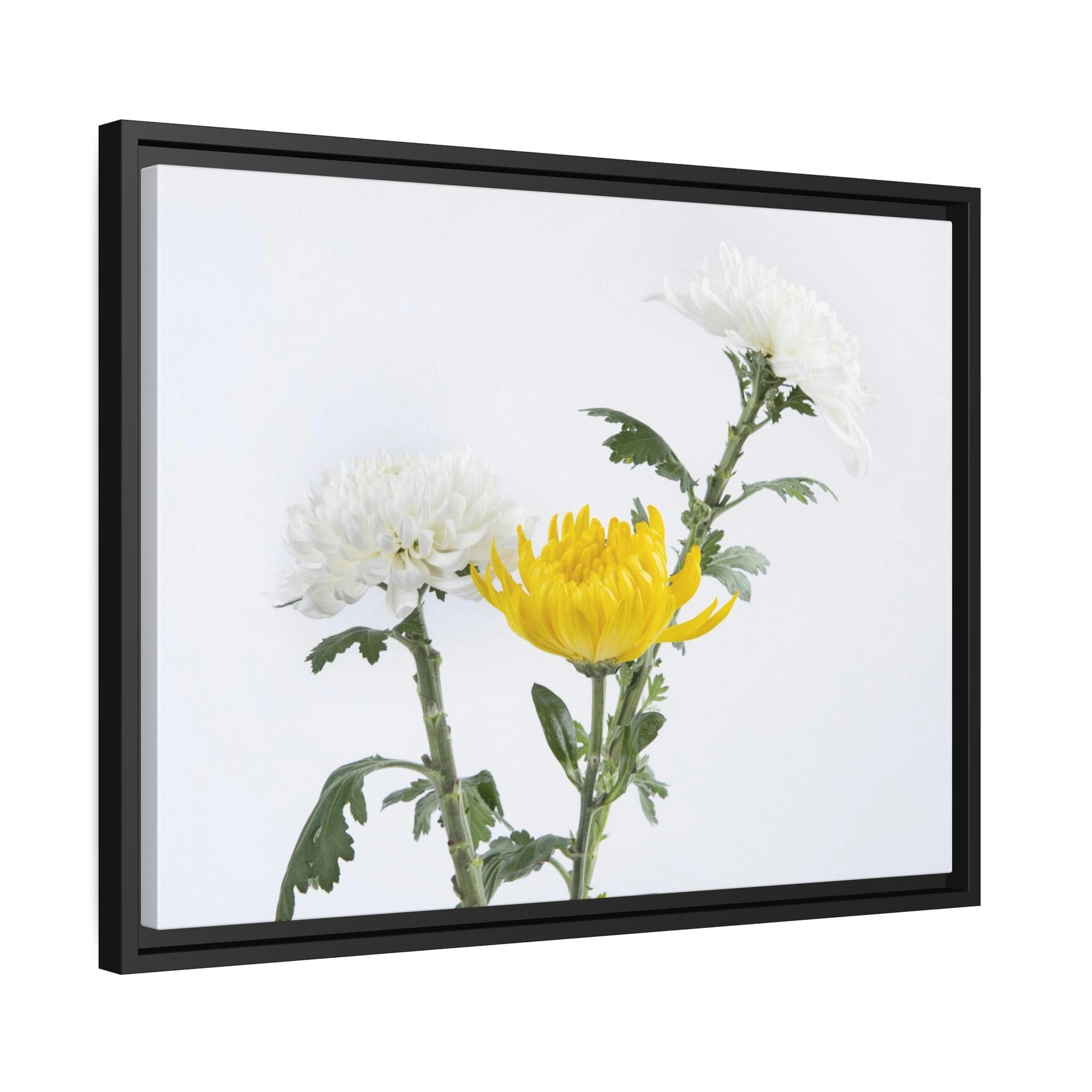 Chrysanthemums Floral Bliss: Poster & Canvas Art with Joyful Chrysanthemum Bouquet