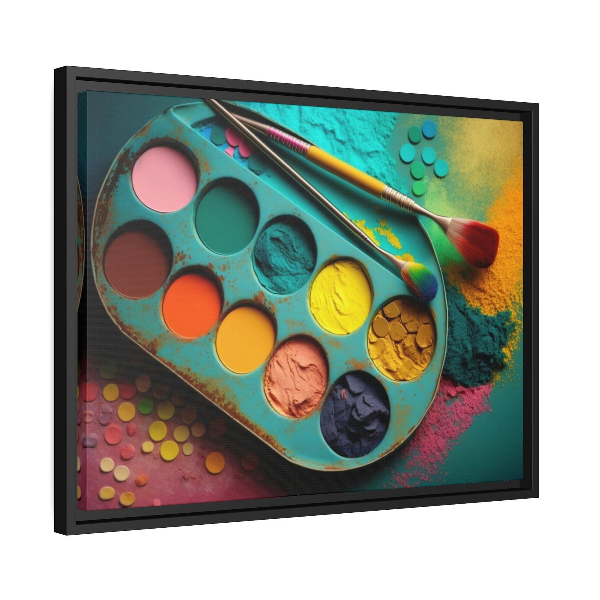 Colors Color Symphony: Framed Canvas Print to Brighten Up Any Room