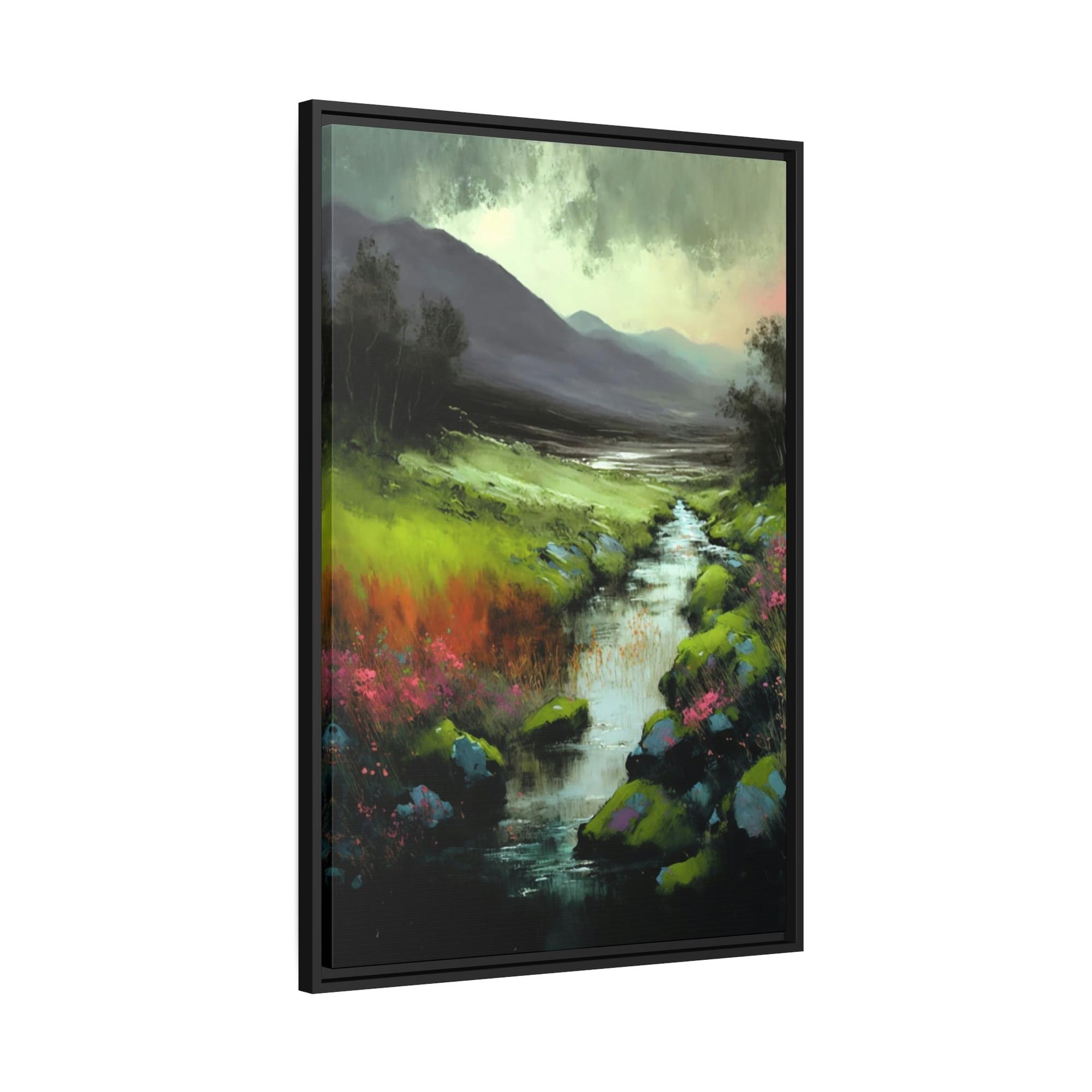 Abstract Landscape Majestic Scenery: A Print on Canvas & Poster of a Grandiose Landscape