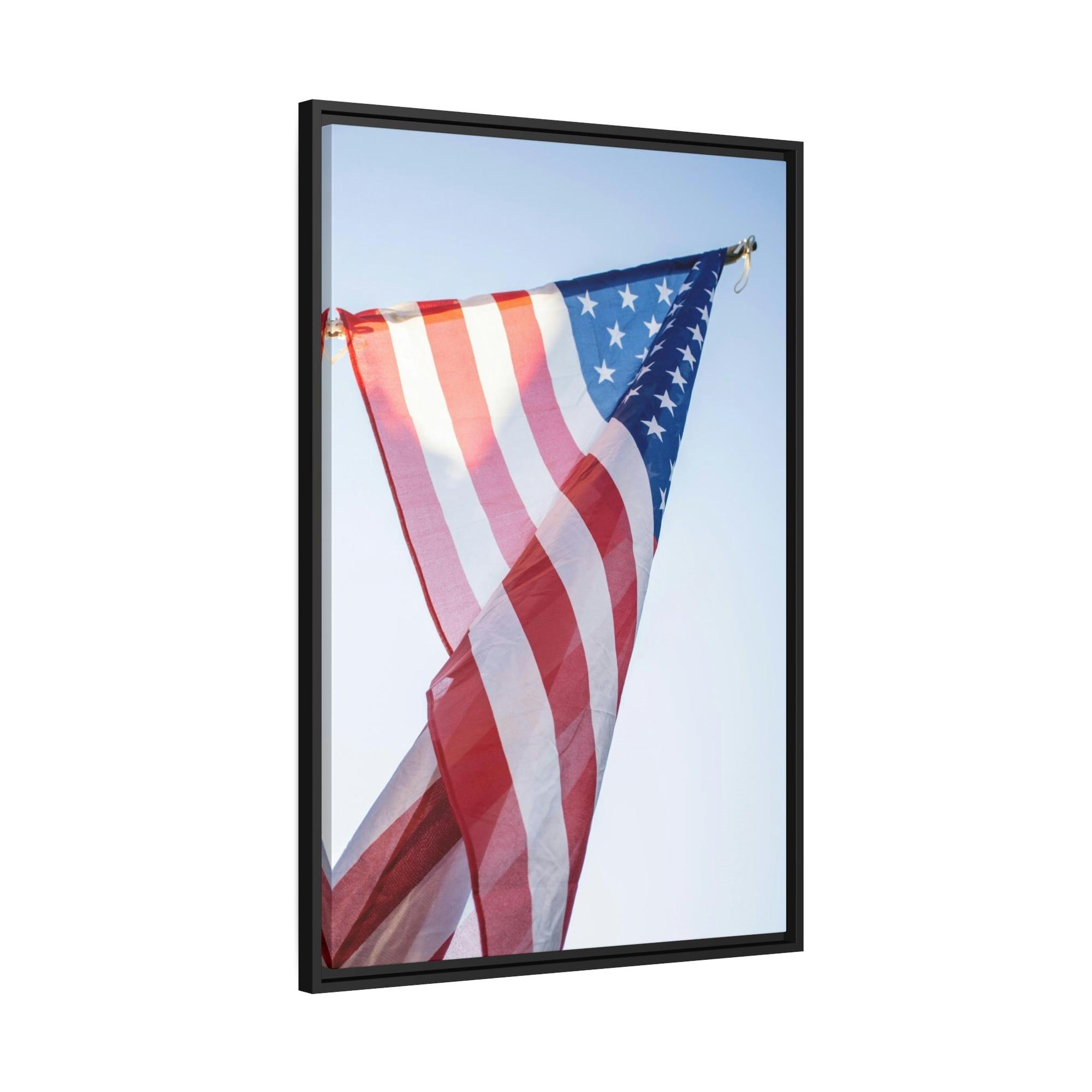 American Flag United States of America: Framed Canvas & Poster Art with the Flag
