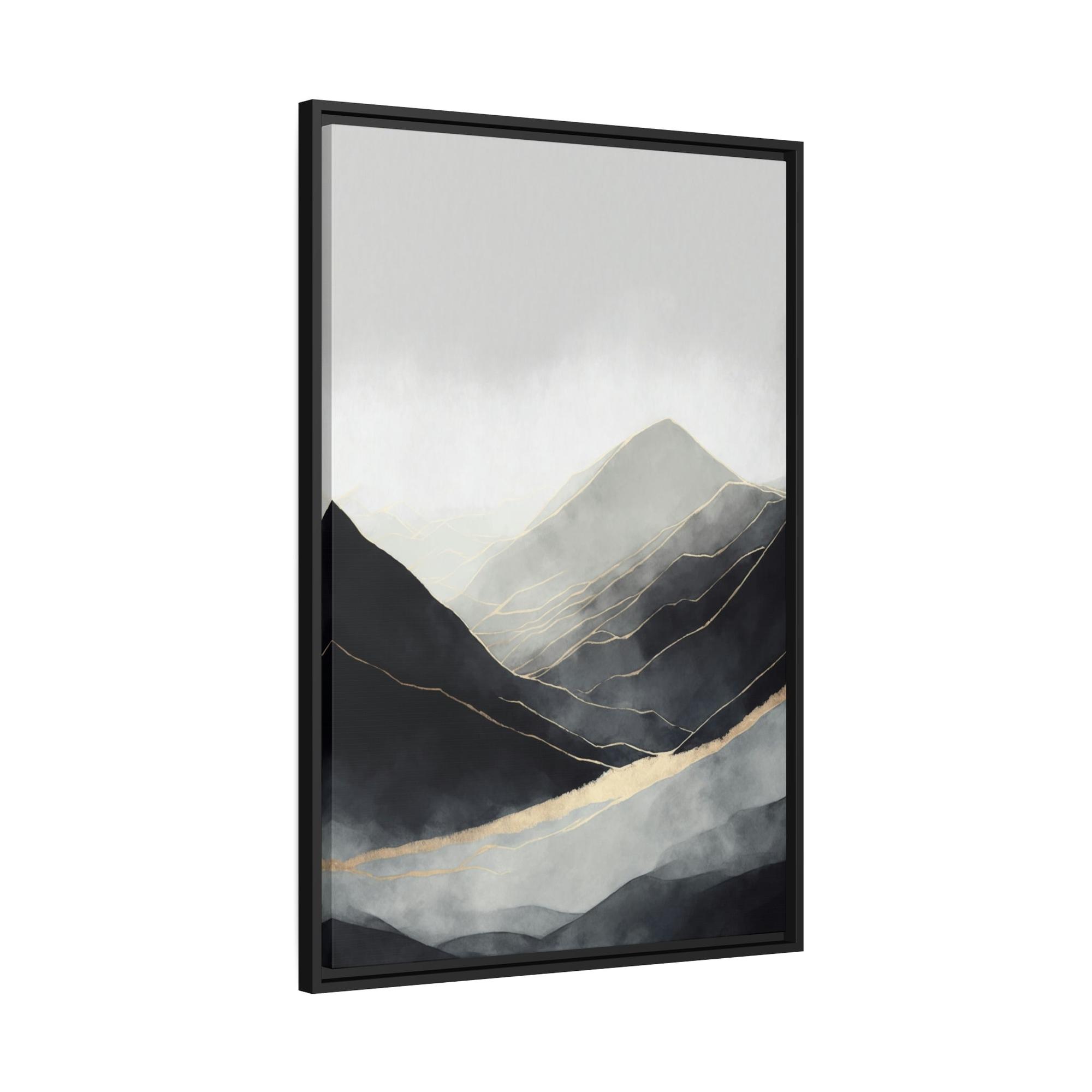 Abstract Landscape Abstract Nature: A Print on Canvas & Poster of a Bold Landscape