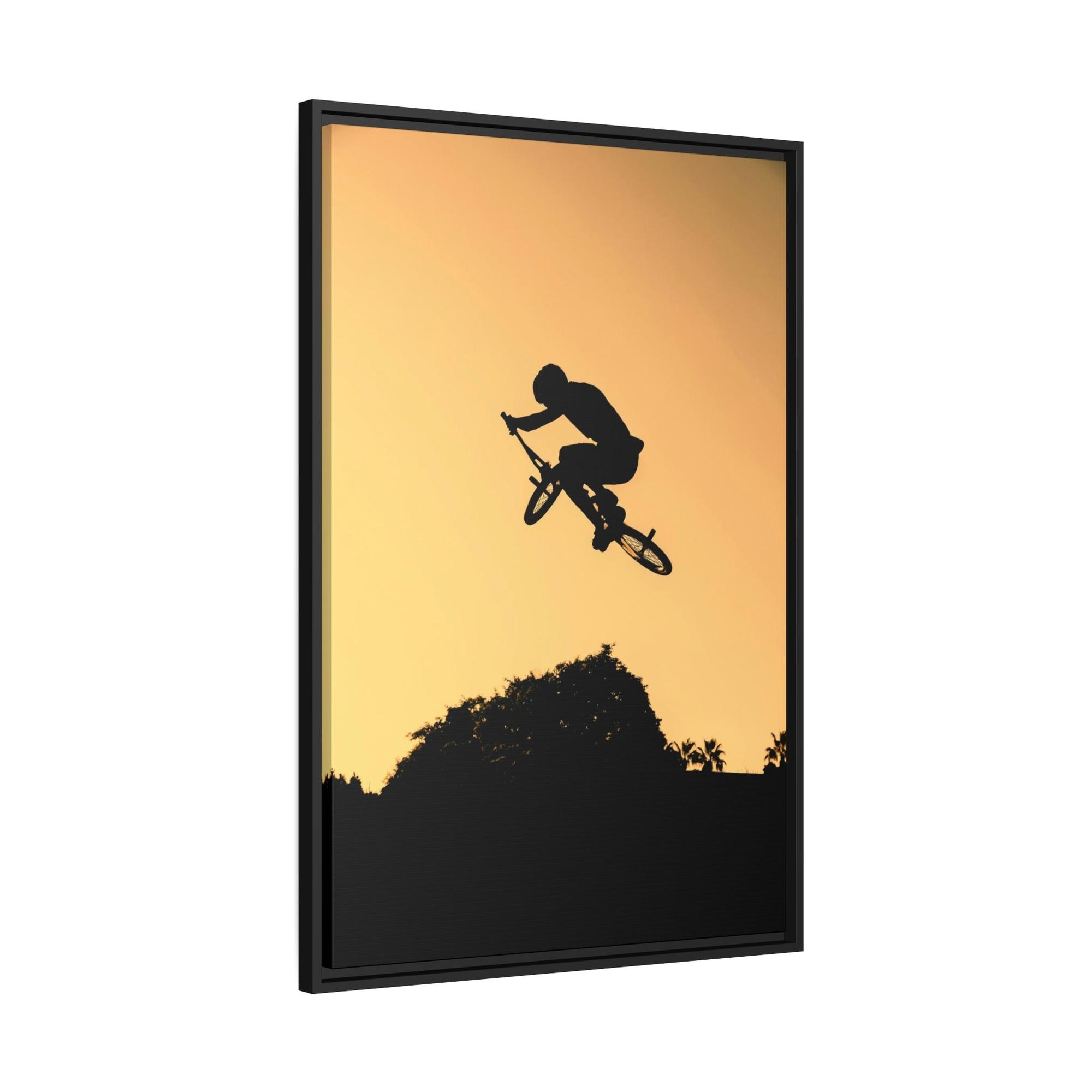 Bicycles Two-Wheeled Adventure: Colorful Bicycles on Print Canvas & Poster