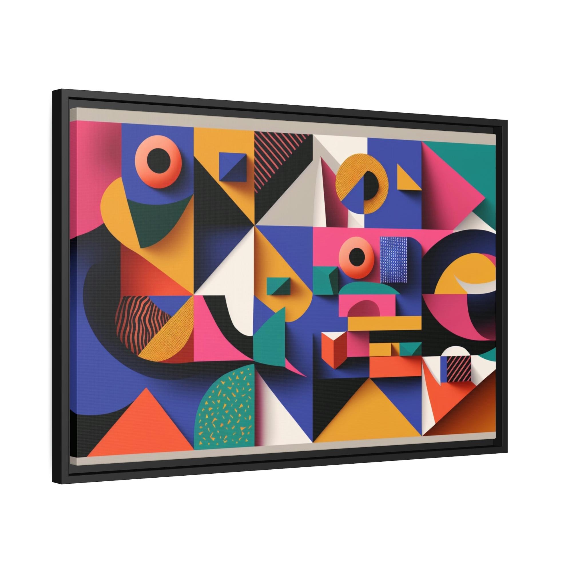 Abstract Geometric Geometric Harmony: Canvas & Poster Print of Abstract Art
