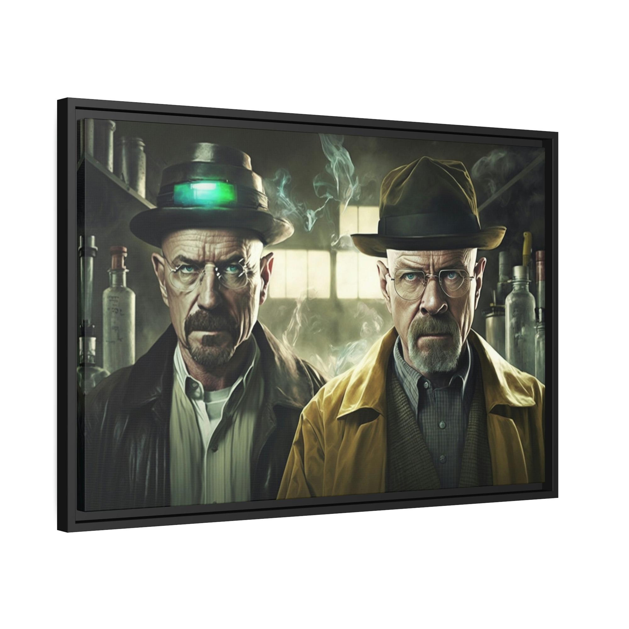 Breaking Bad Heisenberg's Legacy: Iconic Breaking Bad Artwork on Canvas
