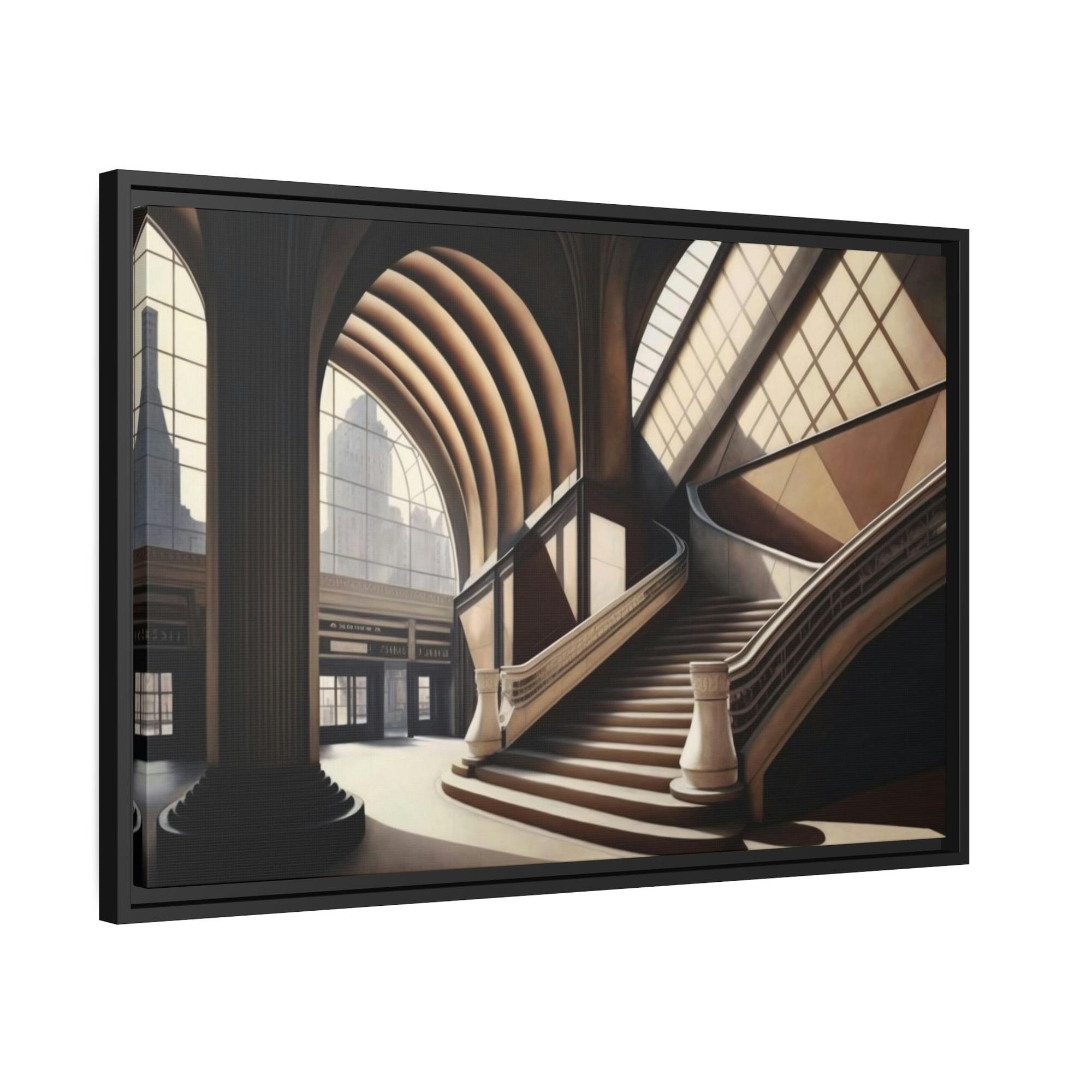 Architecture Enchanting Cityscape: Captivating Architecture on Natural Canvas & Poster