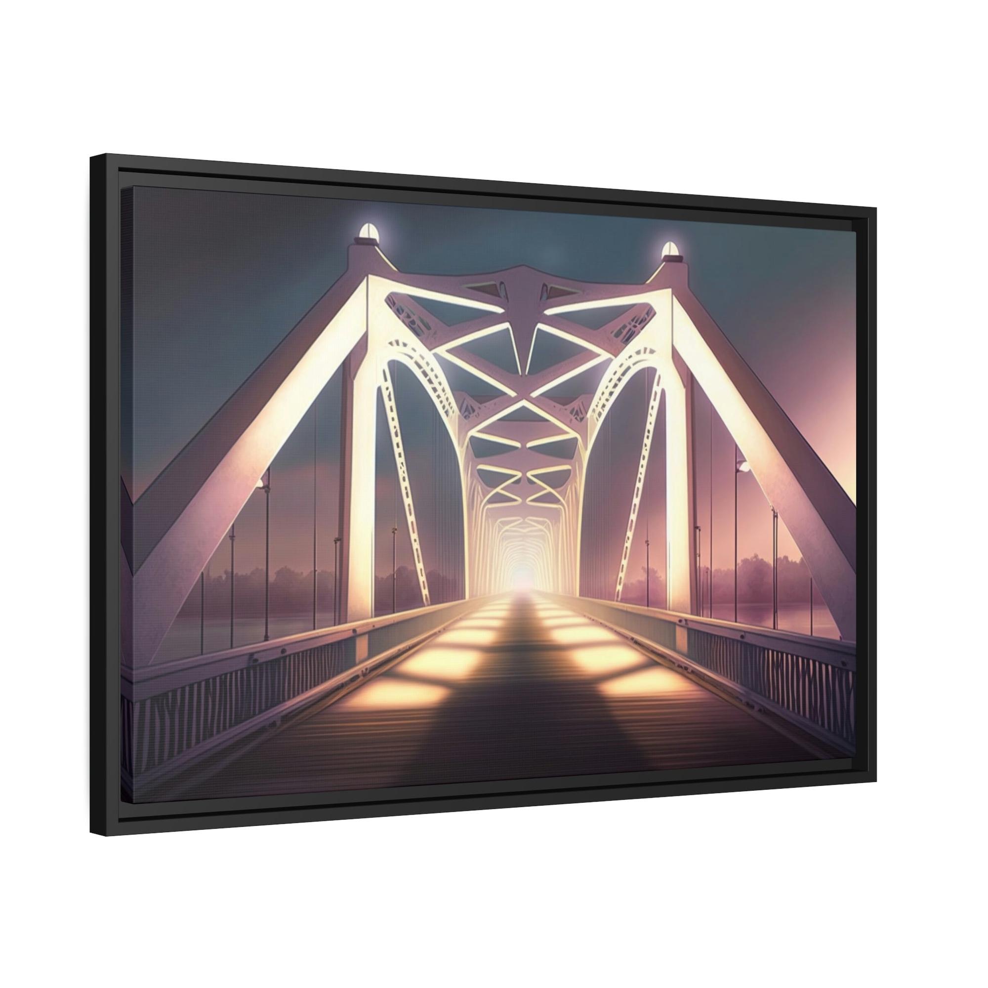 undefined Bridge to Serenity: Beautiful Artwork of a Bridge on Canvas and Print