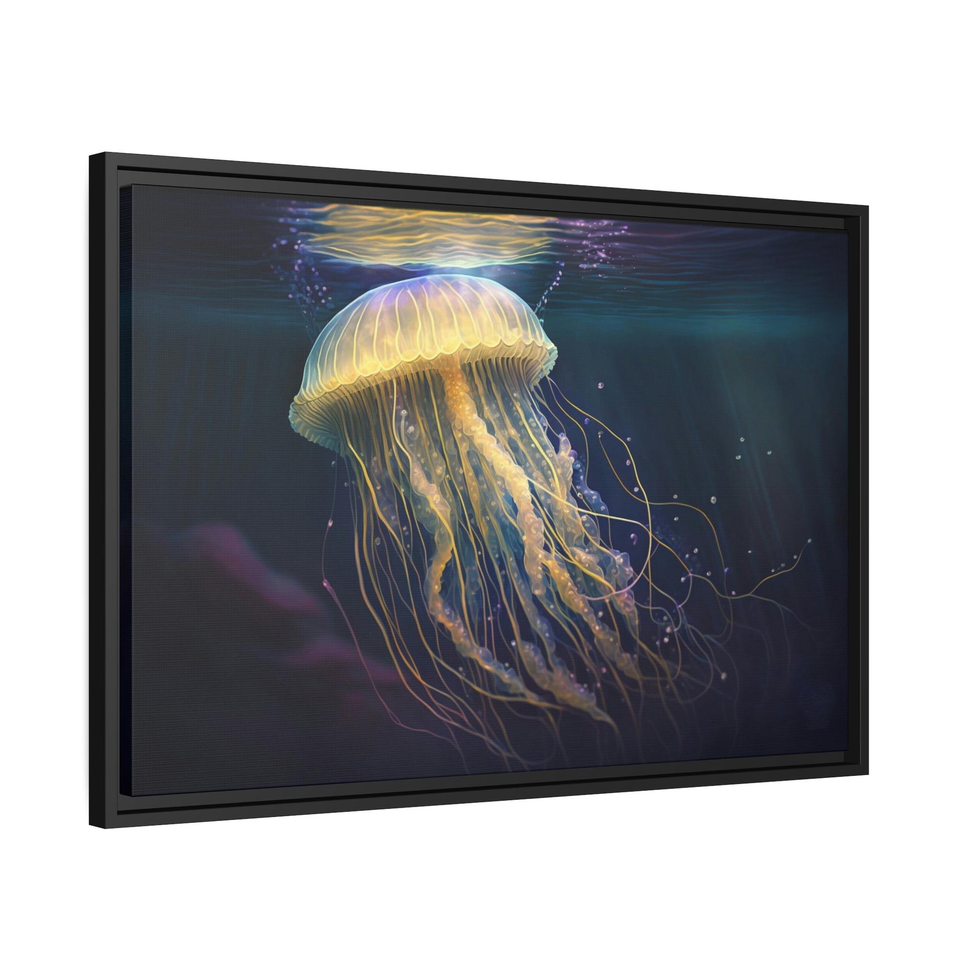 Jellyfishs Jellyfish Wonder: Captivating Canvas Wall Art Prints for Ocean Lovers