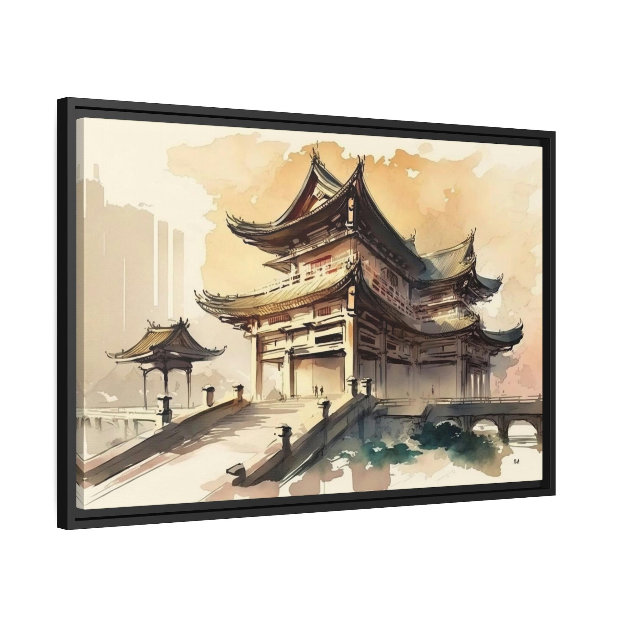 Asian Asian Aesthetics: A Modern Twist on Traditional Art on Framed Poster & Canvas