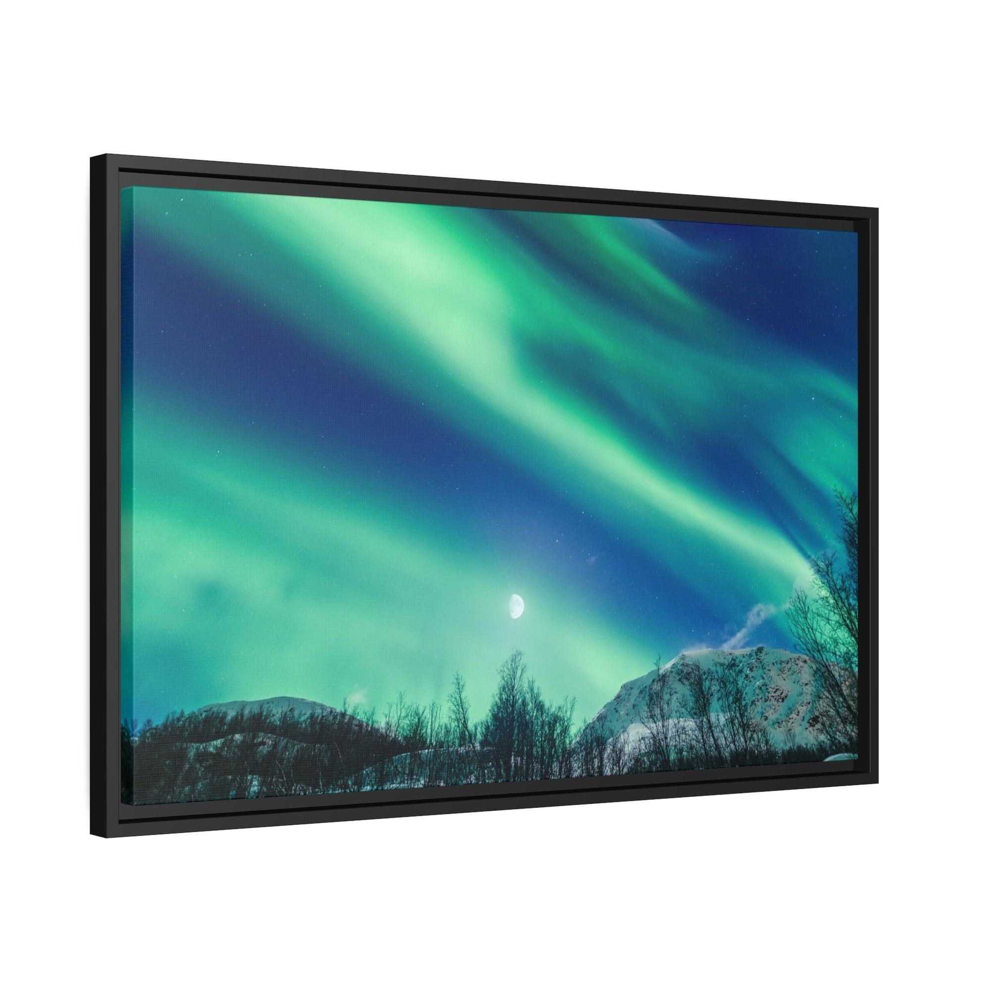 Aurora Borealis Aurora Borealis Magic: High-Quality Print on Canvas for Your Wall
