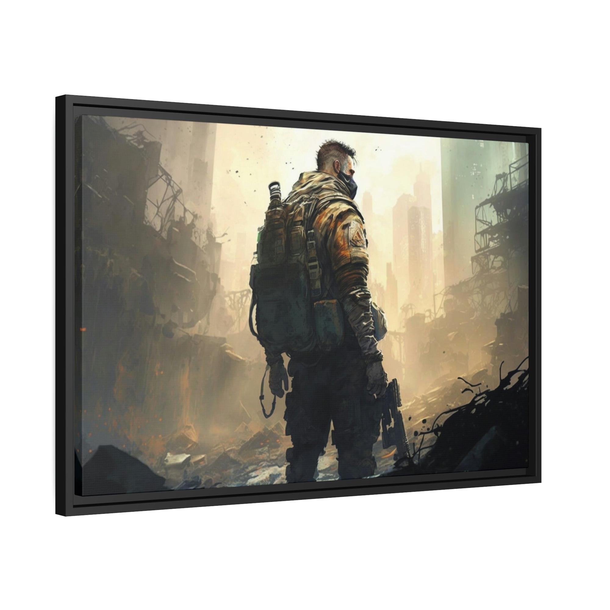 Call Of Duty Warzone Heroes: Natural Canvas and Print on Canvas Call of Duty Art